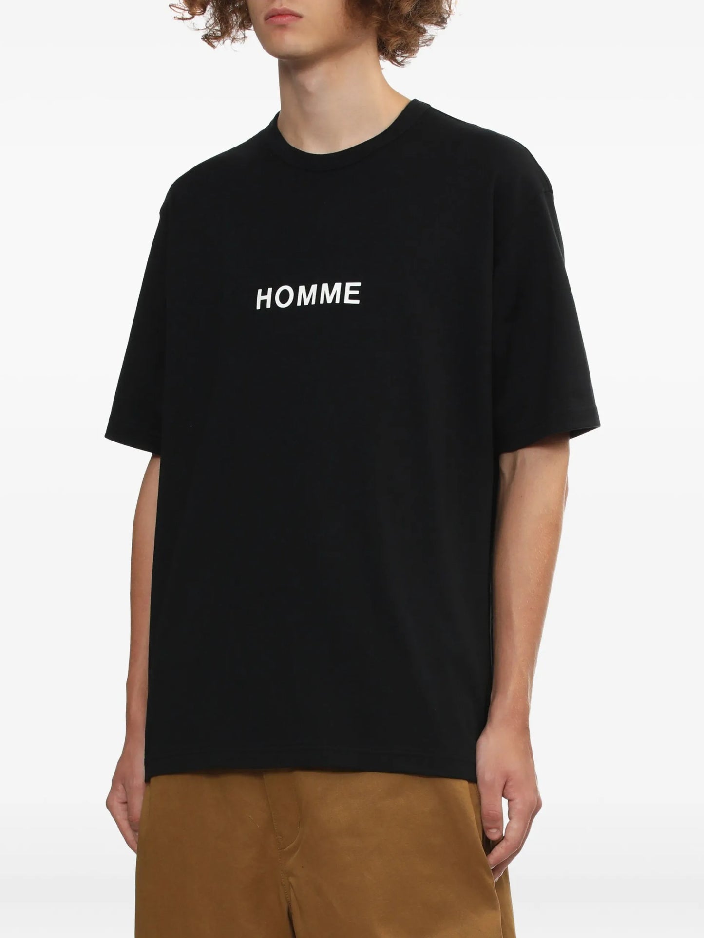 Comme Des Garçons Homme Logo-print T-shirt - detail - Comme des Garçons Homme