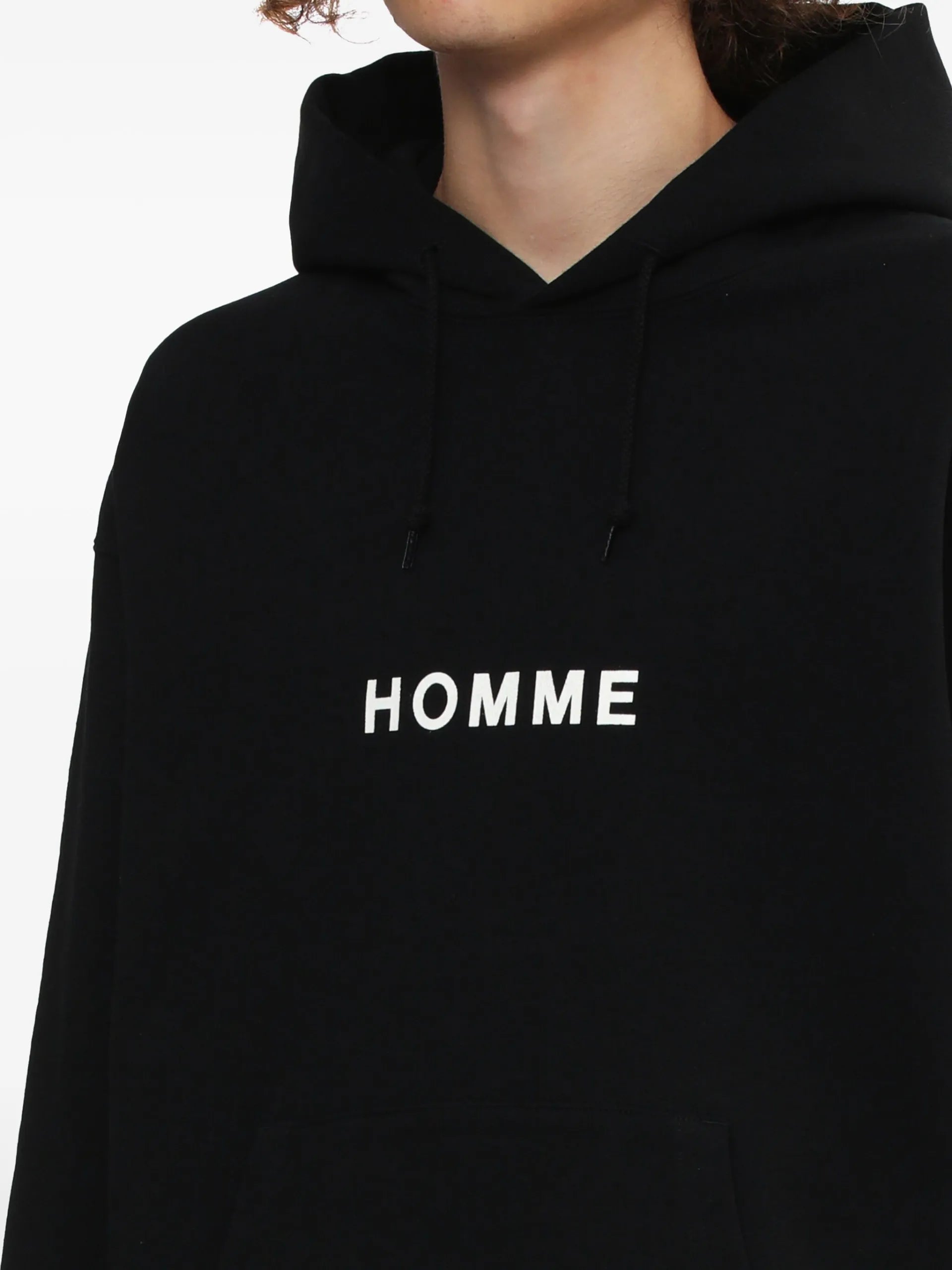 Comme Des Garçons Homme Logo-print Hoodie - vue 5 - Comme des Garçons Homme