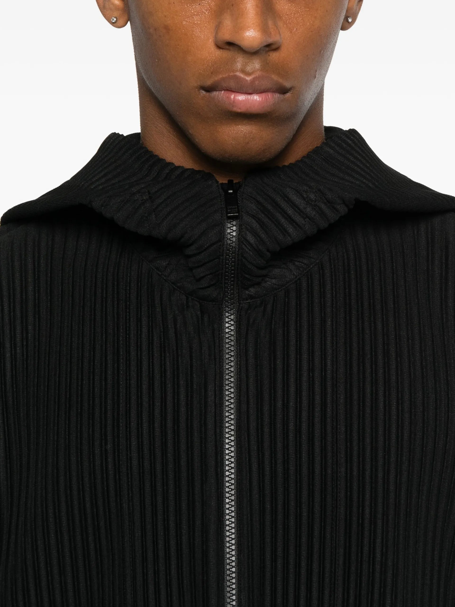Homme Plissé Issey Miyake Hooded Pleated Gilet - vue 5 - Homme Plissé Issey Miyake