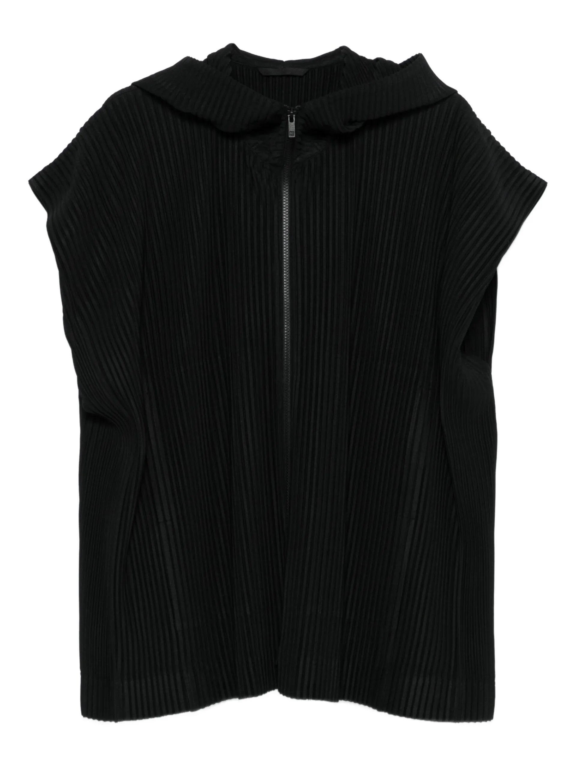 Homme Plissé Issey Miyake Hooded Pleated Gilet - Homme Plissé Issey Miyake | Le Block Lyon