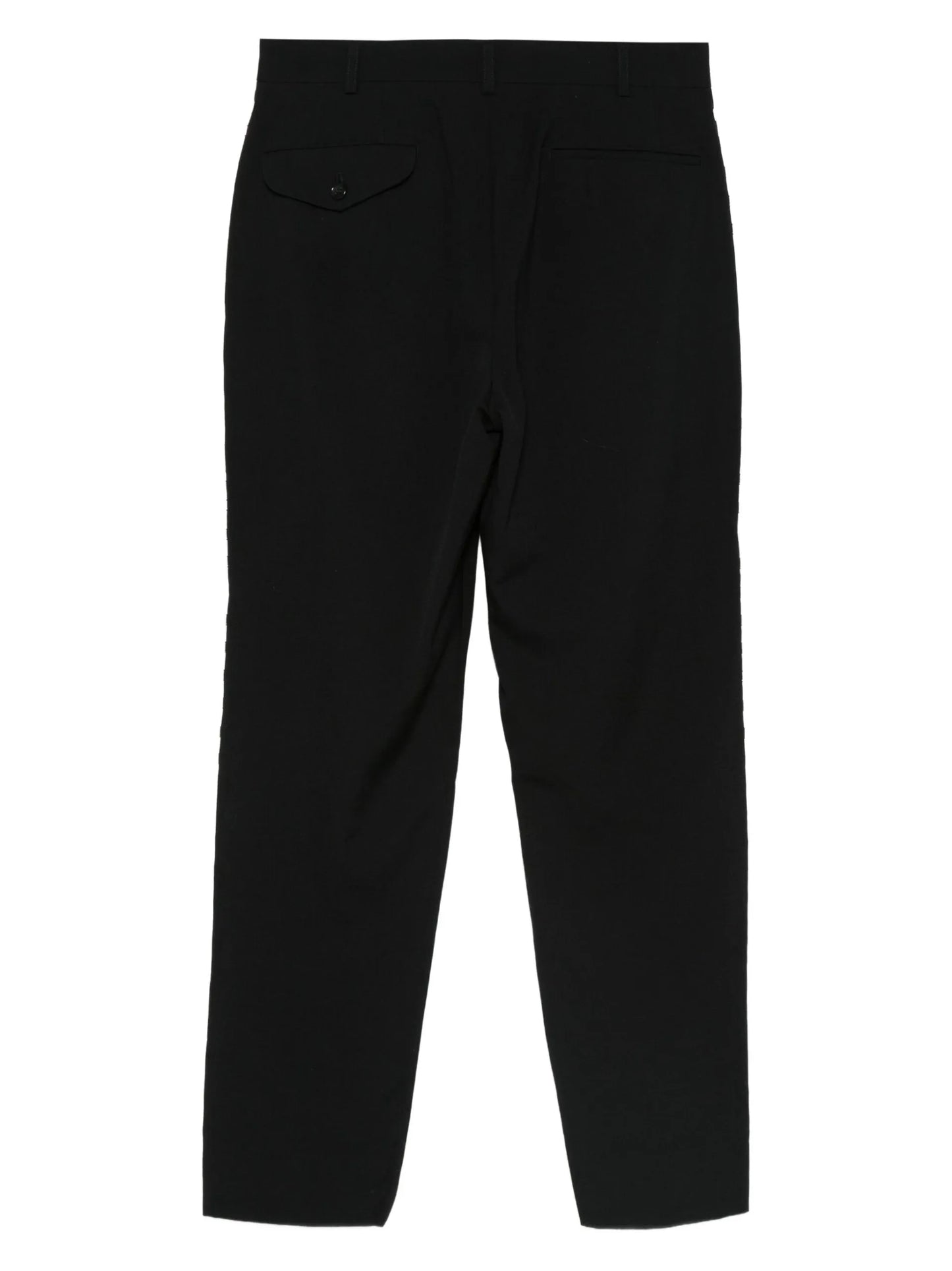 Black Comme Des Garçons Wool Trousers 1PP001W25 Vue 2