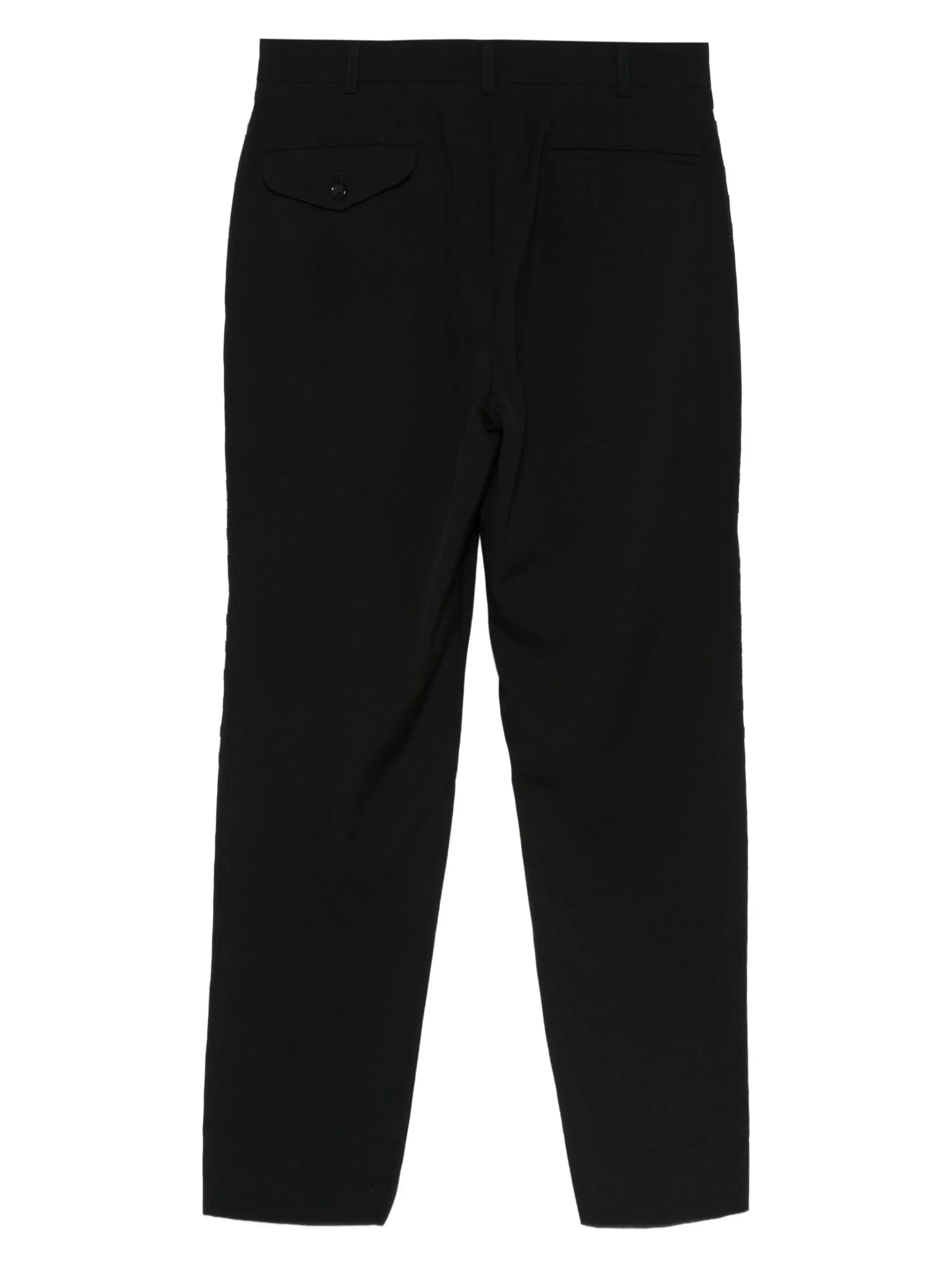 Black Comme Des Garçons Wool Trousers 1PP001W25 Vue 2