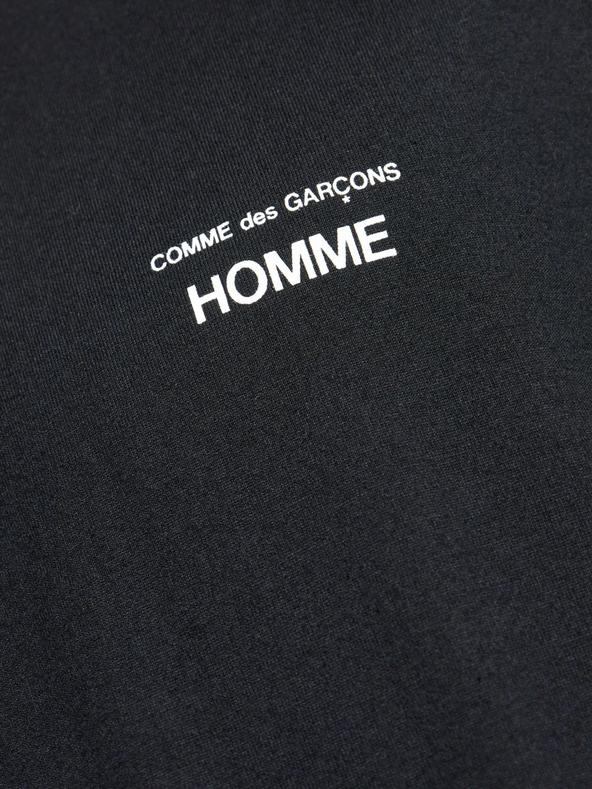 Comme Des Garçons Homme Logo-print Cotton T-shirt - vue 5 - Comme des Garçons Homme