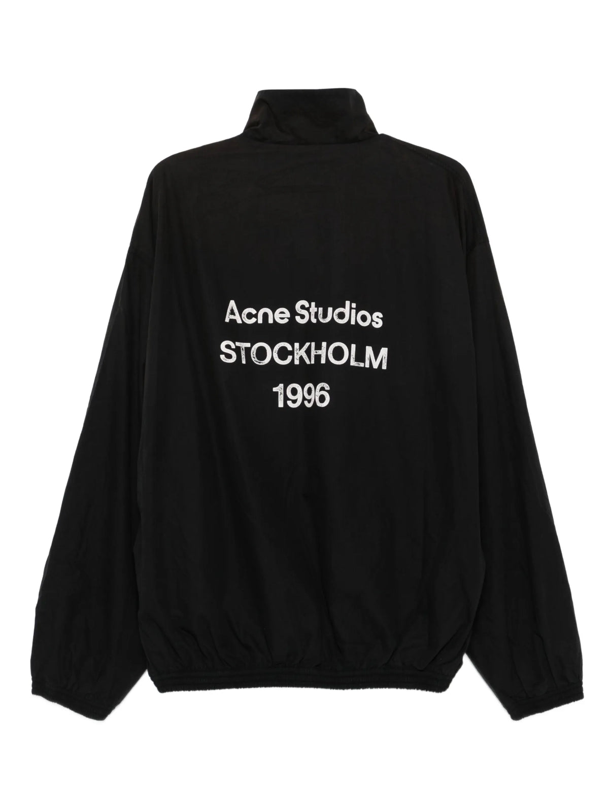 Acne Studios washed logo jacket coloris Black - vue 2