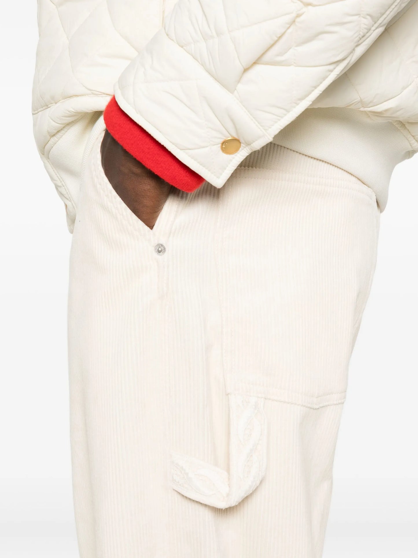 Drôle De Monsieur Utility-pocket Cotton Trousers - vue 5 - Drôle De Monsieur