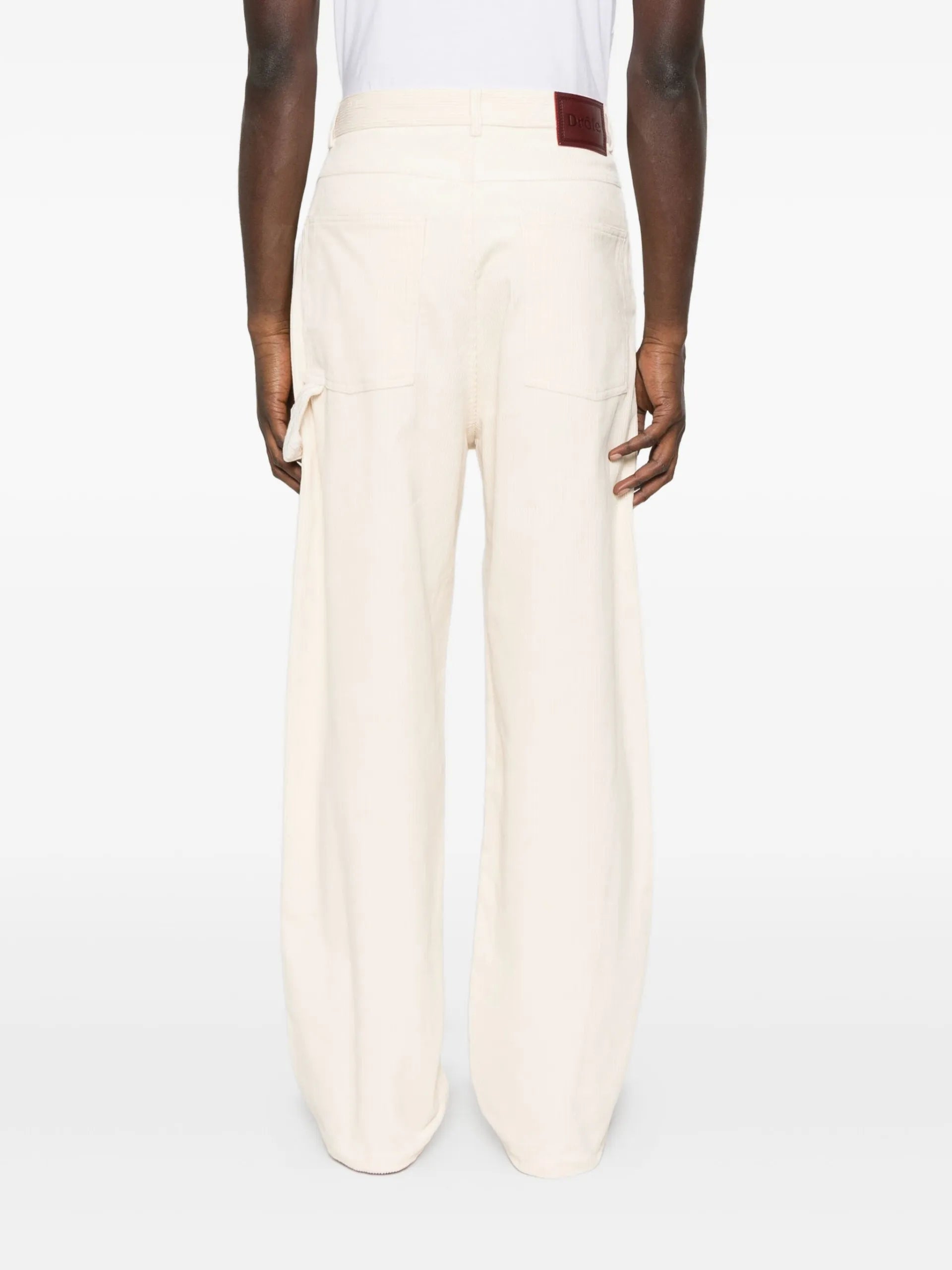 Drôle De Monsieur Utility-pocket Cotton Trousers - vue 4 - Drôle De Monsieur