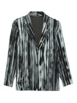 Homme Plissé Issey Miyake Striped Blazer - Homme Plissé Issey Miyake | Le Block Lyon