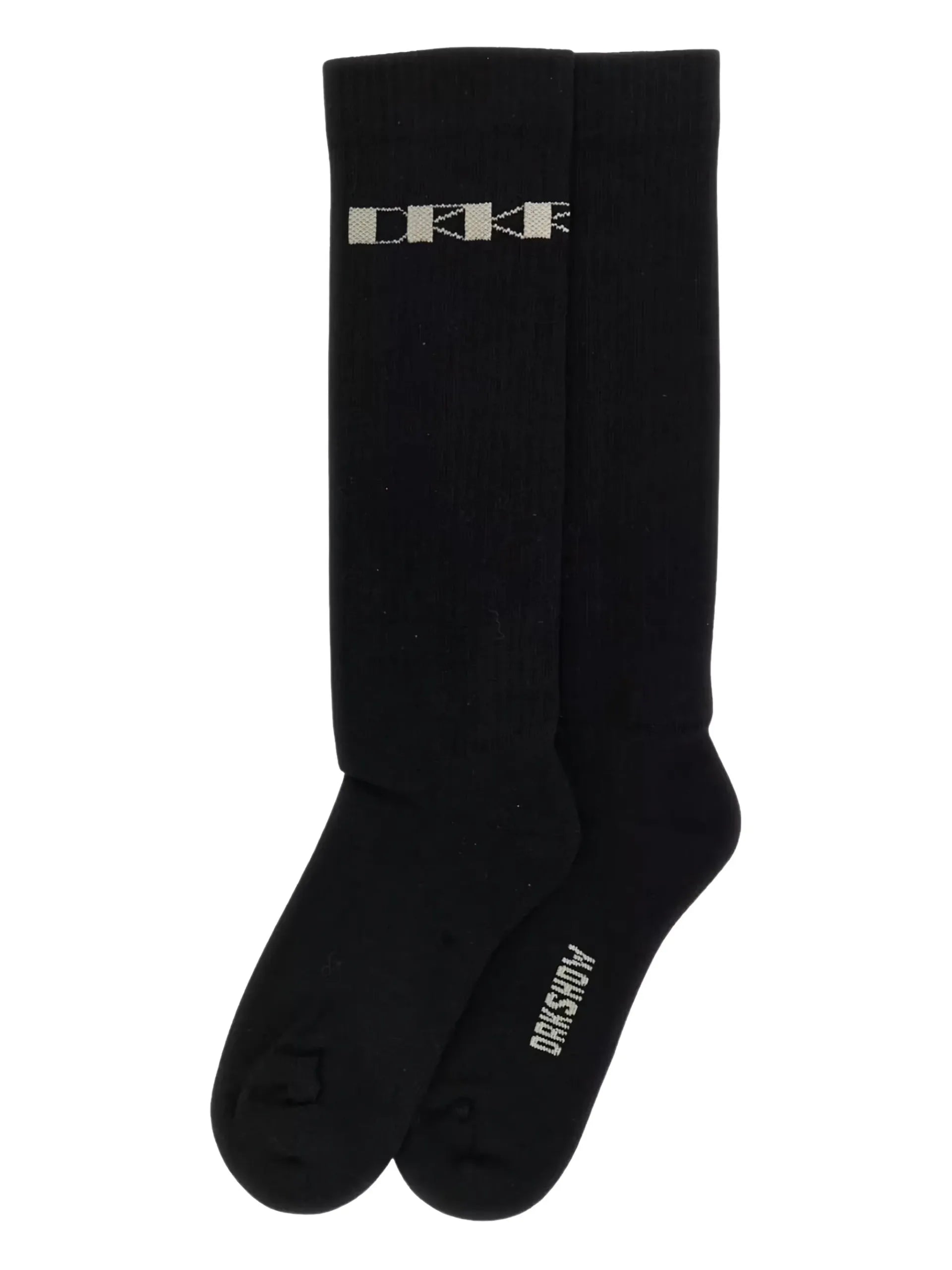 Rick Owens DRKSHDW Logo-jacquard Socks DA02E7469SOCKC | Le Block Rick Owens DRKSHDW Logo-jacquard Socks DA02E7469SOCKC | Le Block
