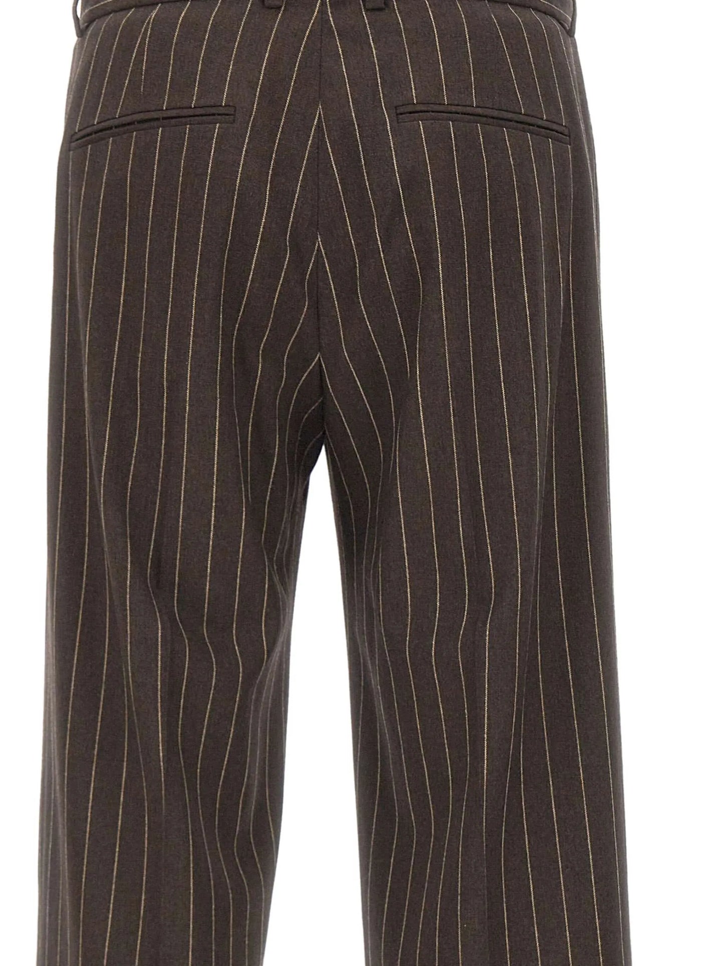 Drôle De Monsieur Pinstriped Pleated Pants - vue 4 - Drôle De Monsieur