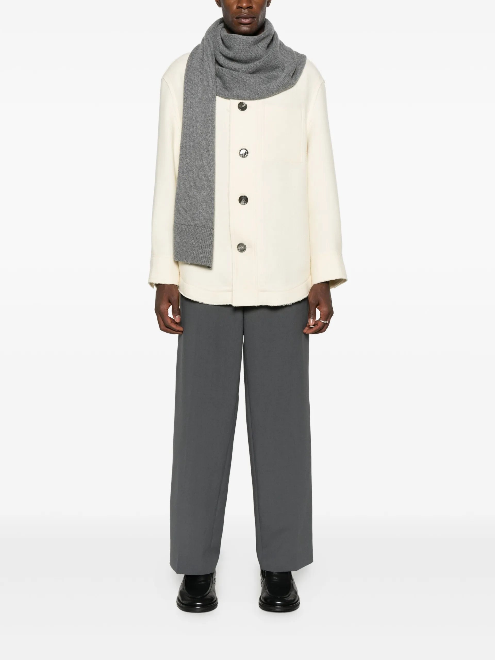 AMI Paris Point-collar Shirt Jacket