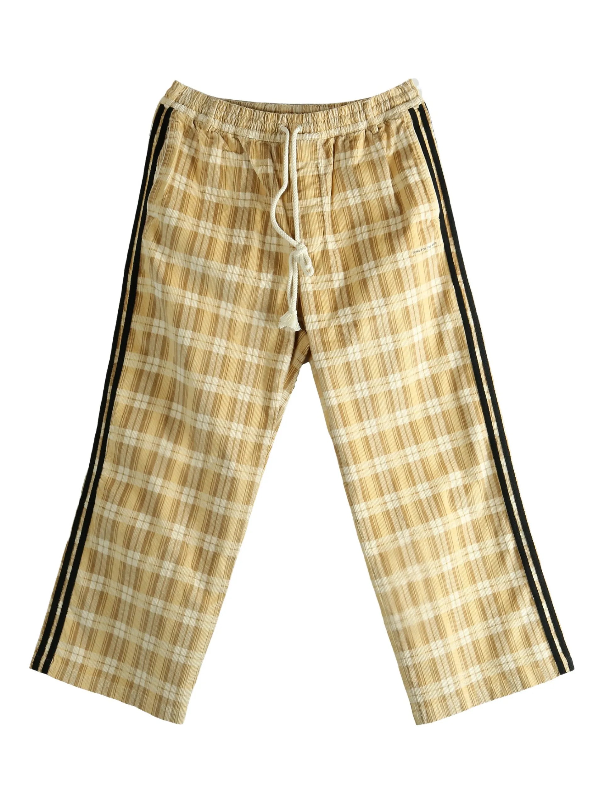 Adidas Plaid-pattern Trousers KC3140 Vue 1