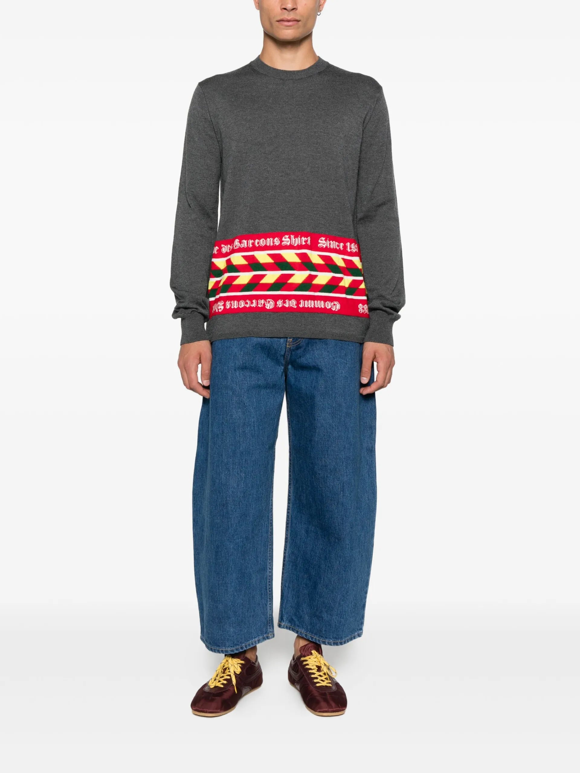 Comme Des Garçons Shirt Wool-blend Jumper