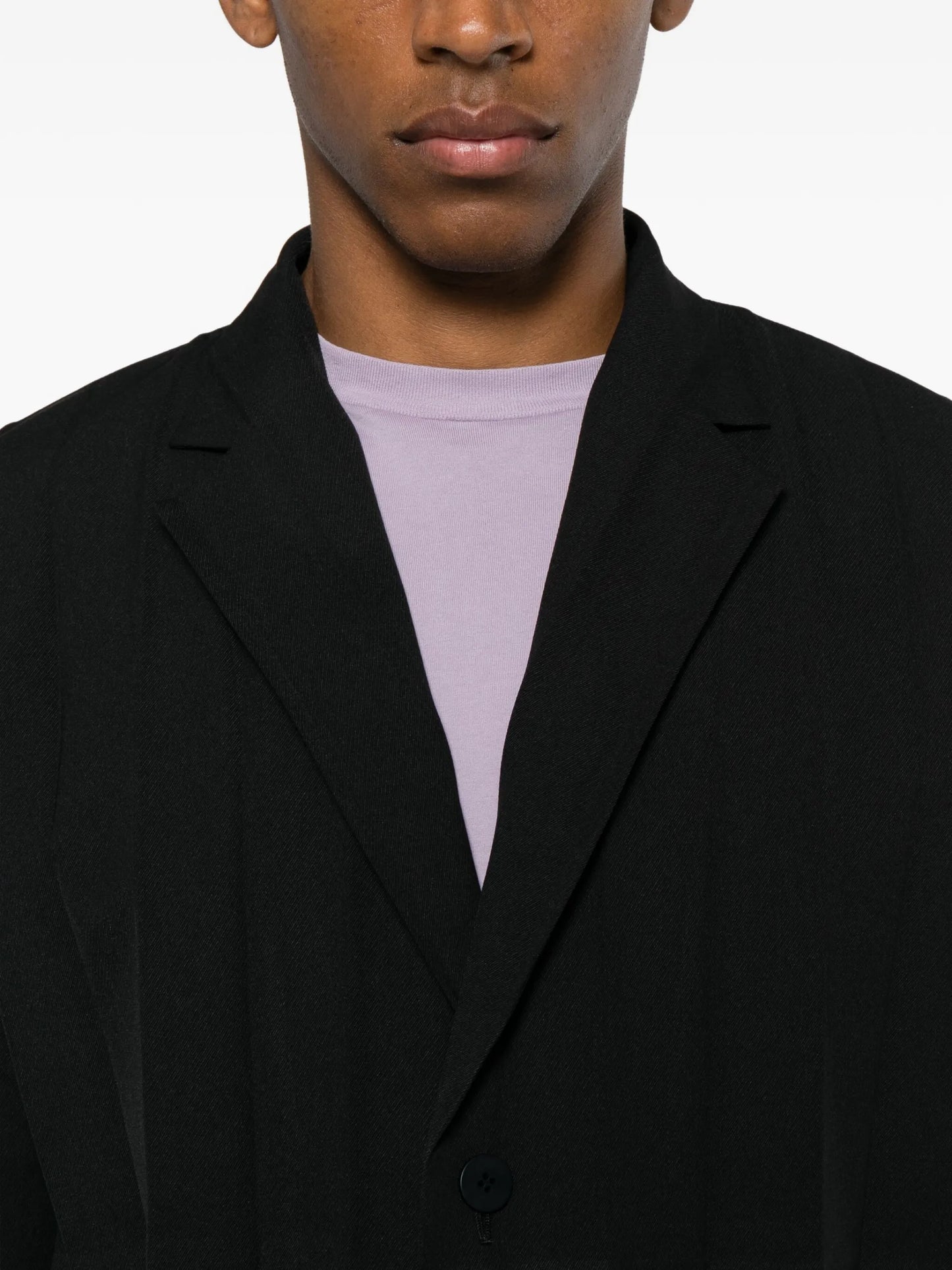 Homme Plissé Issey Miyake Pleated Buttoned Blazer HP58FD160 Vue 5