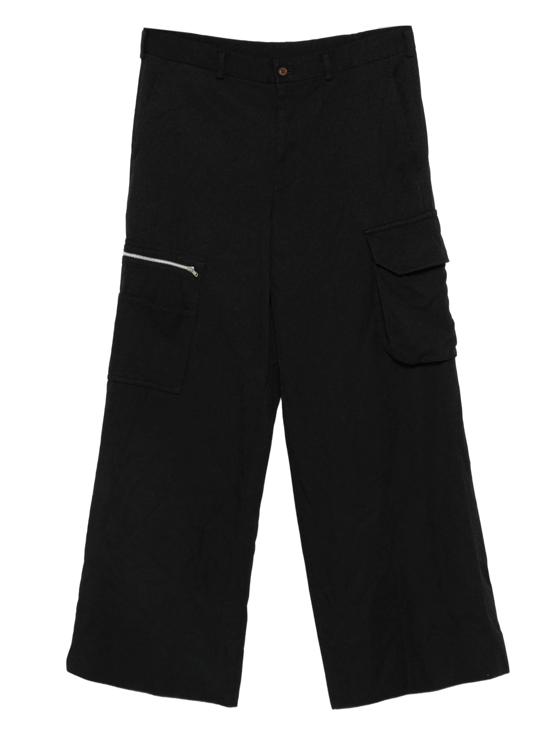 Black Comme Des Garçons Zip-pocket Cargo Pants 1PP007052 Vue 1