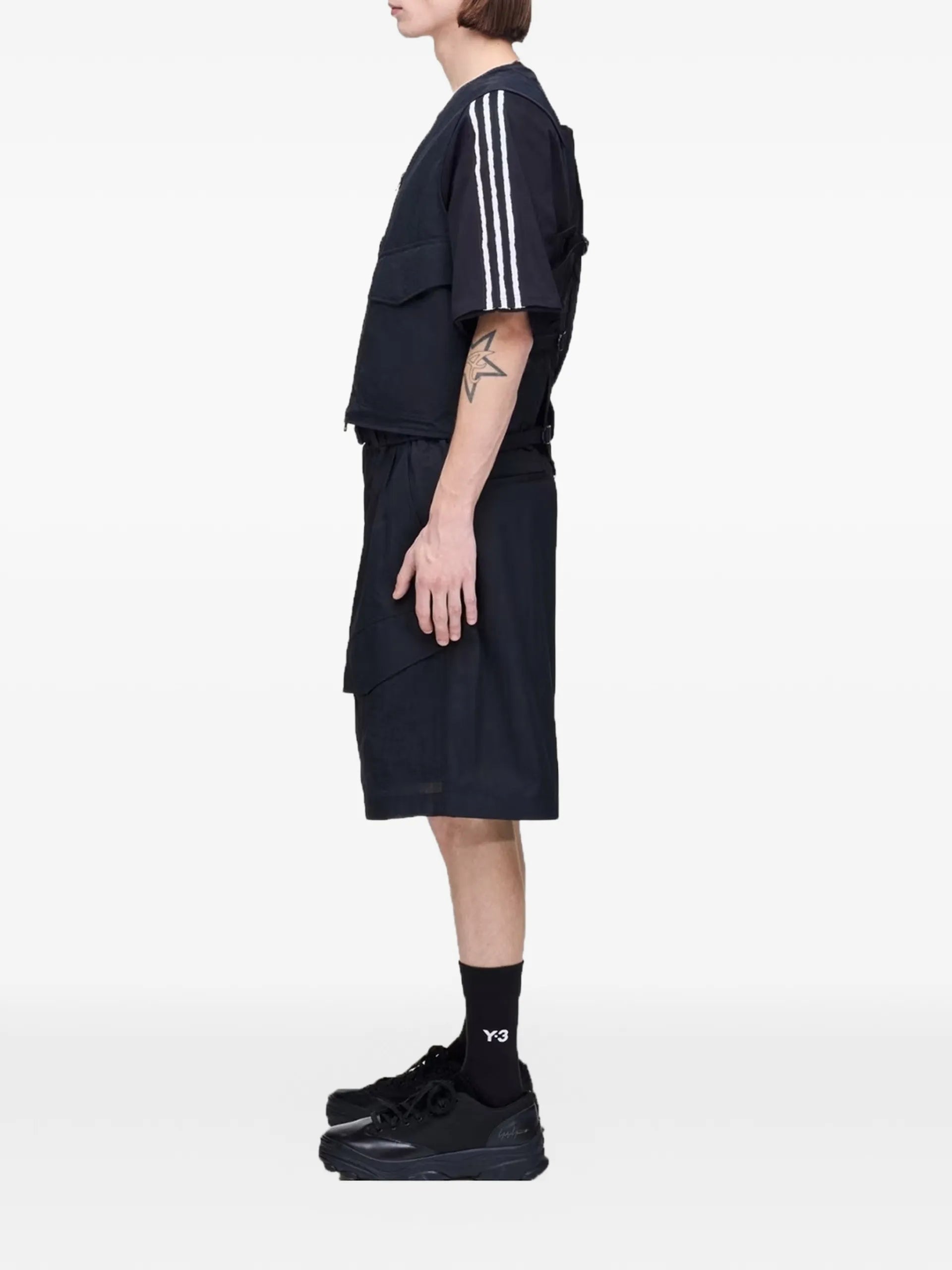 Y-3 UT Belted Shorts KD3993 Vue 3