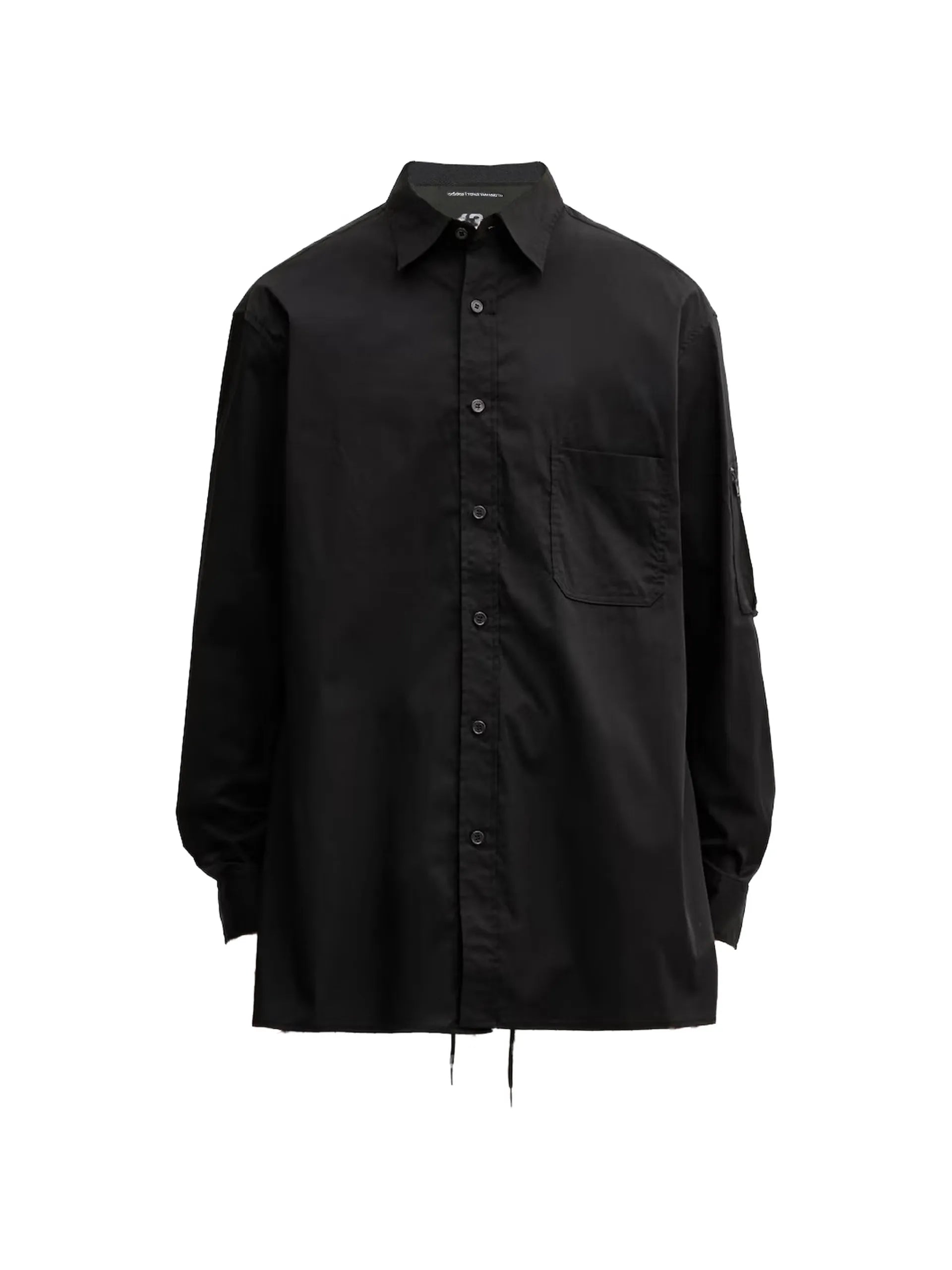 Y-3 Buttoned Pocket Shirt Black Cotton - Y-3 | Le Block Lyon
