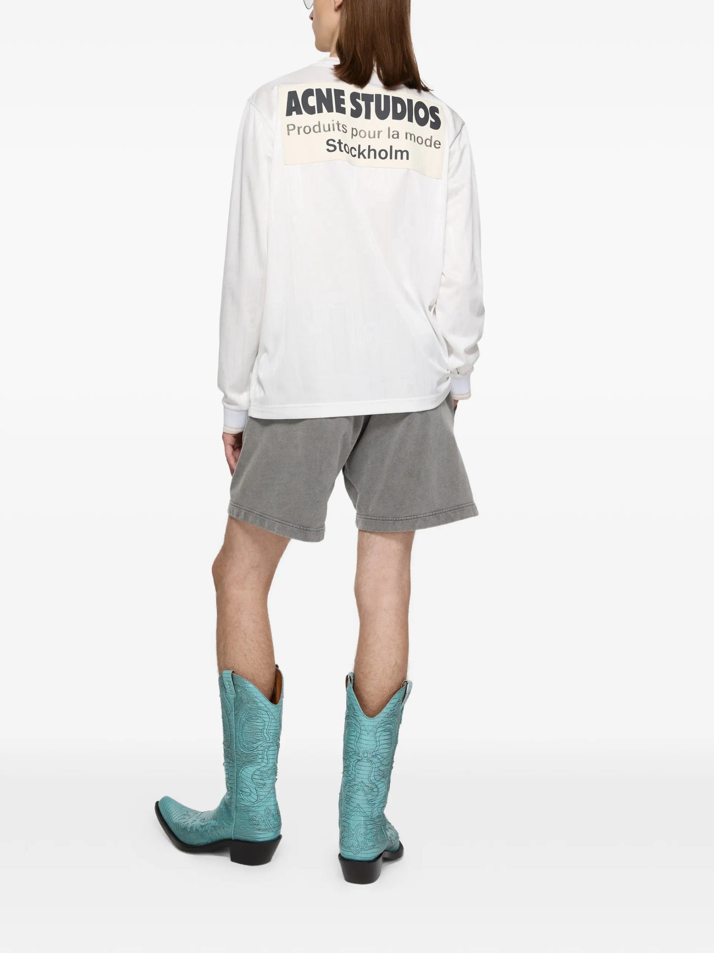 Acne Studios Long-sleeve Print T-shirt BL0437 Vue 3