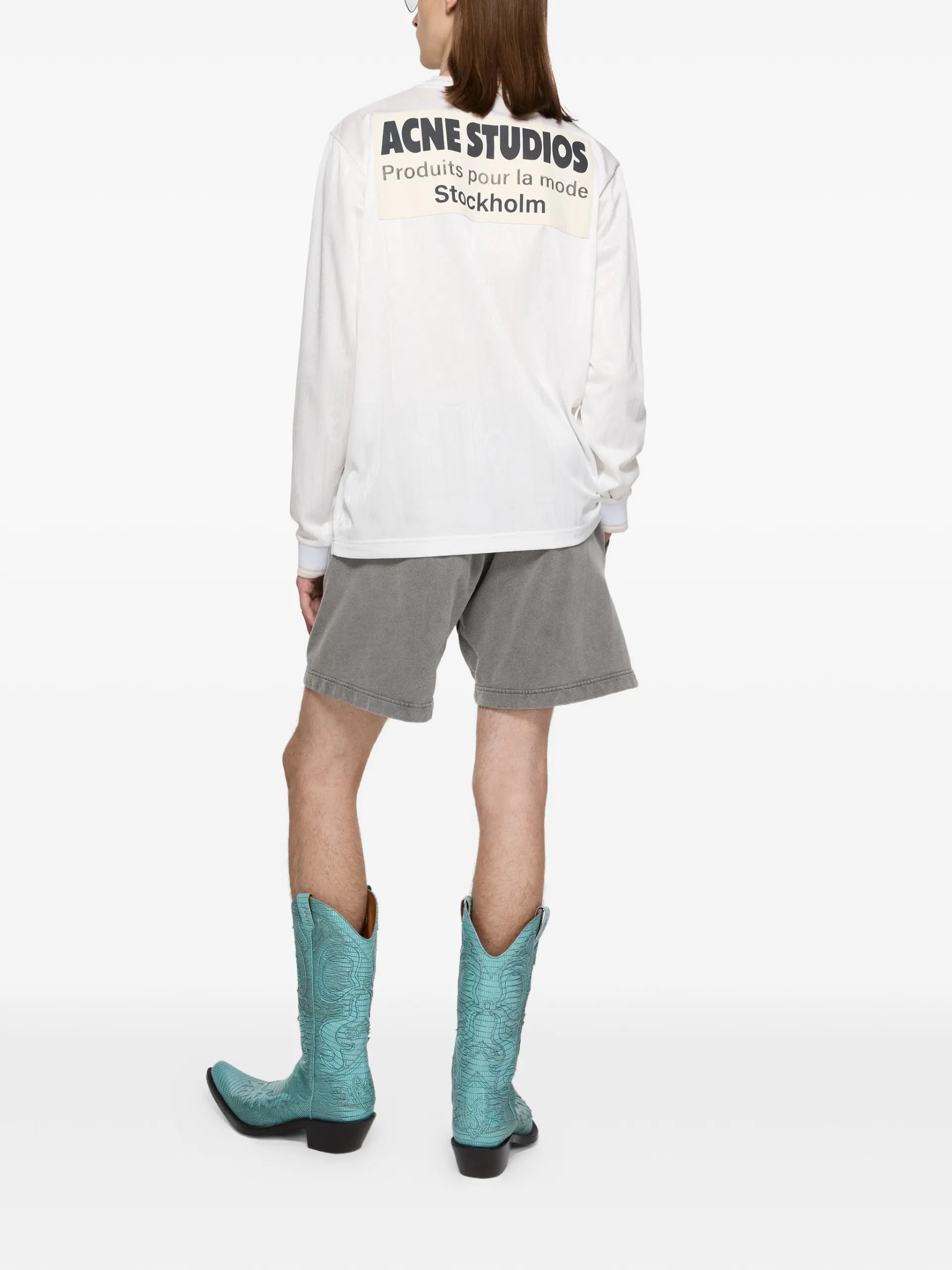Acne Studios Long-sleeve Print T-shirt BL0437 Vue 3