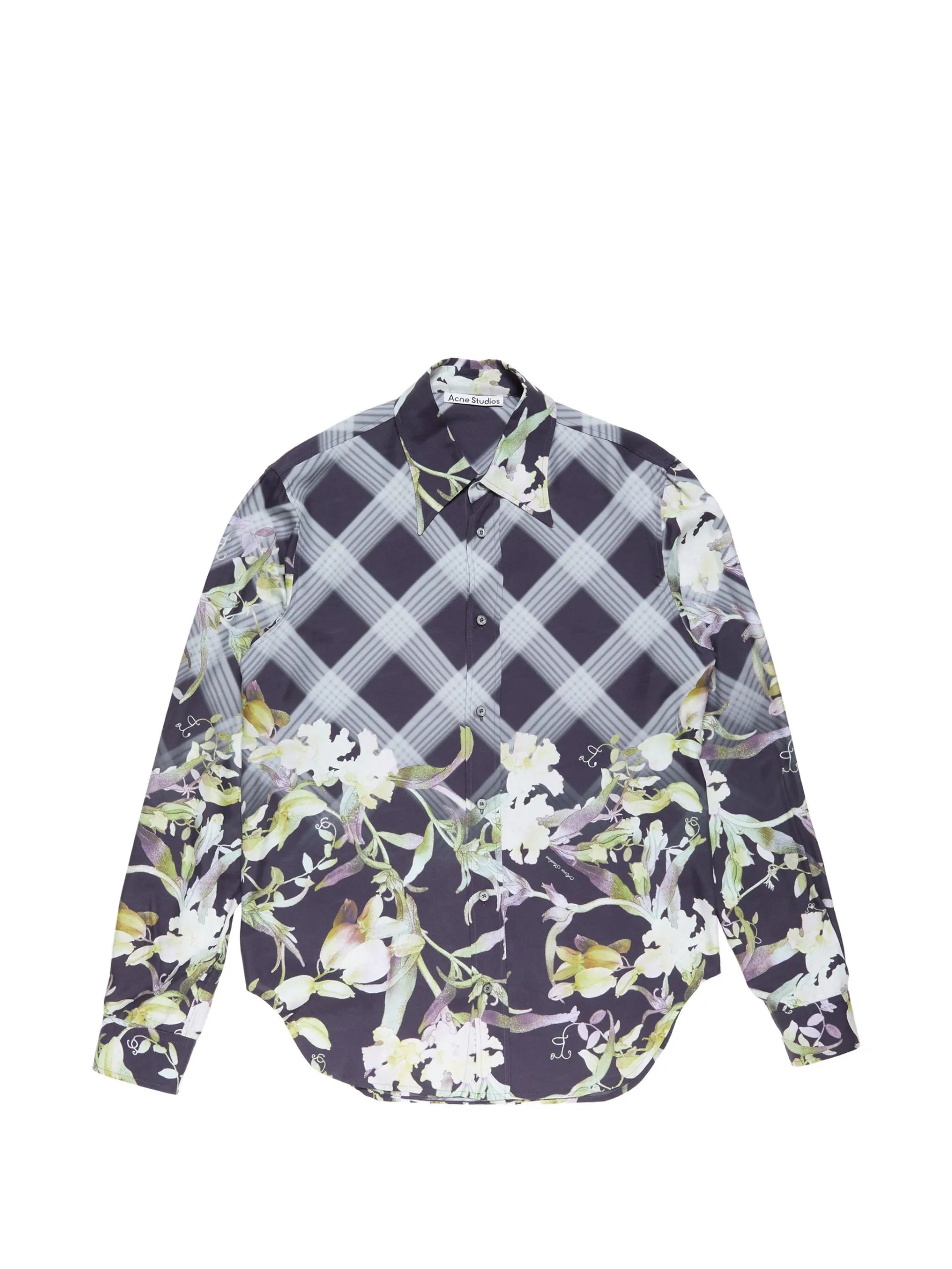 Acne Studios Floral-print Shirt BB0657 Vue 1