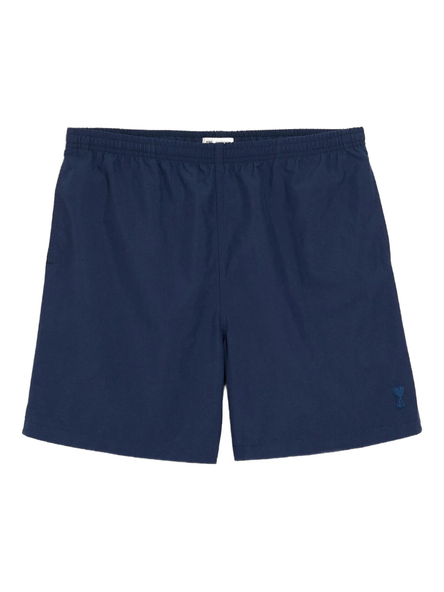 AMI Paris Logo Plain Swim Shorts HBW318PA0027 Vue 1
