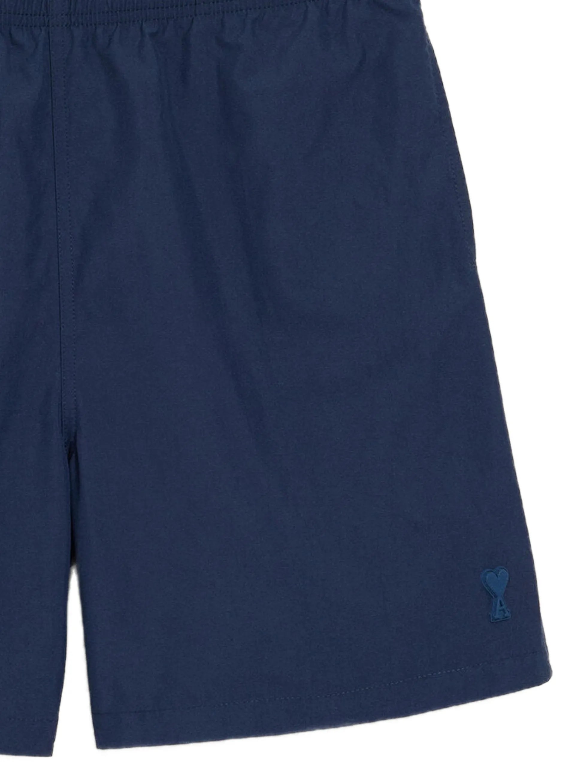 AMI Paris Logo Plain Swim Shorts