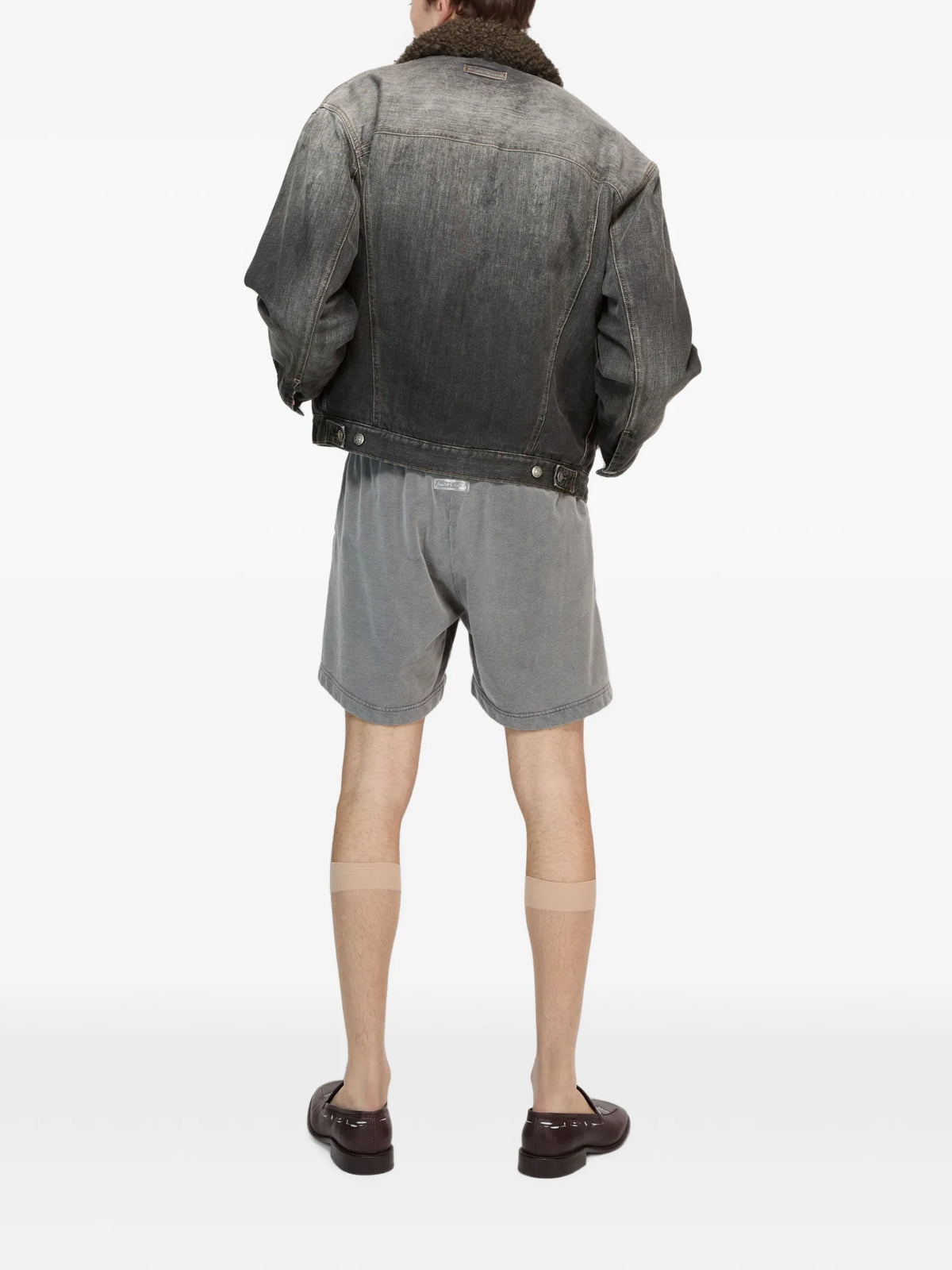 Acne Studios washed denim jacket coloris Grey - vue 3