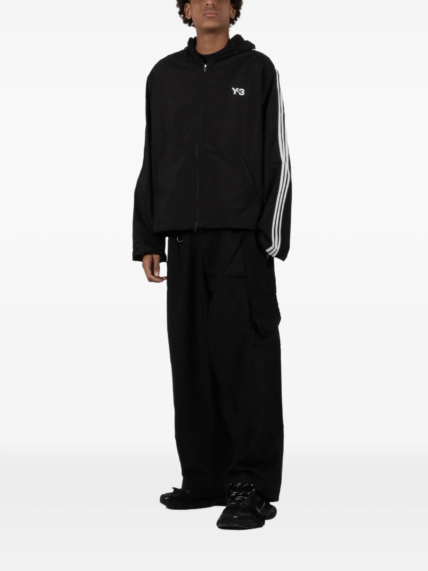 Y-3 Black Trousers KE3884 Vue 2