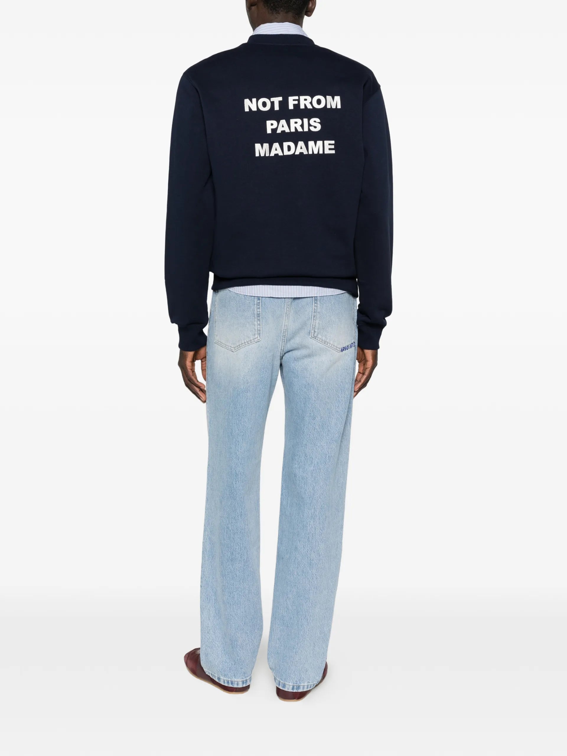 Drôle De Monsieur Slogan-print Sweatshirt