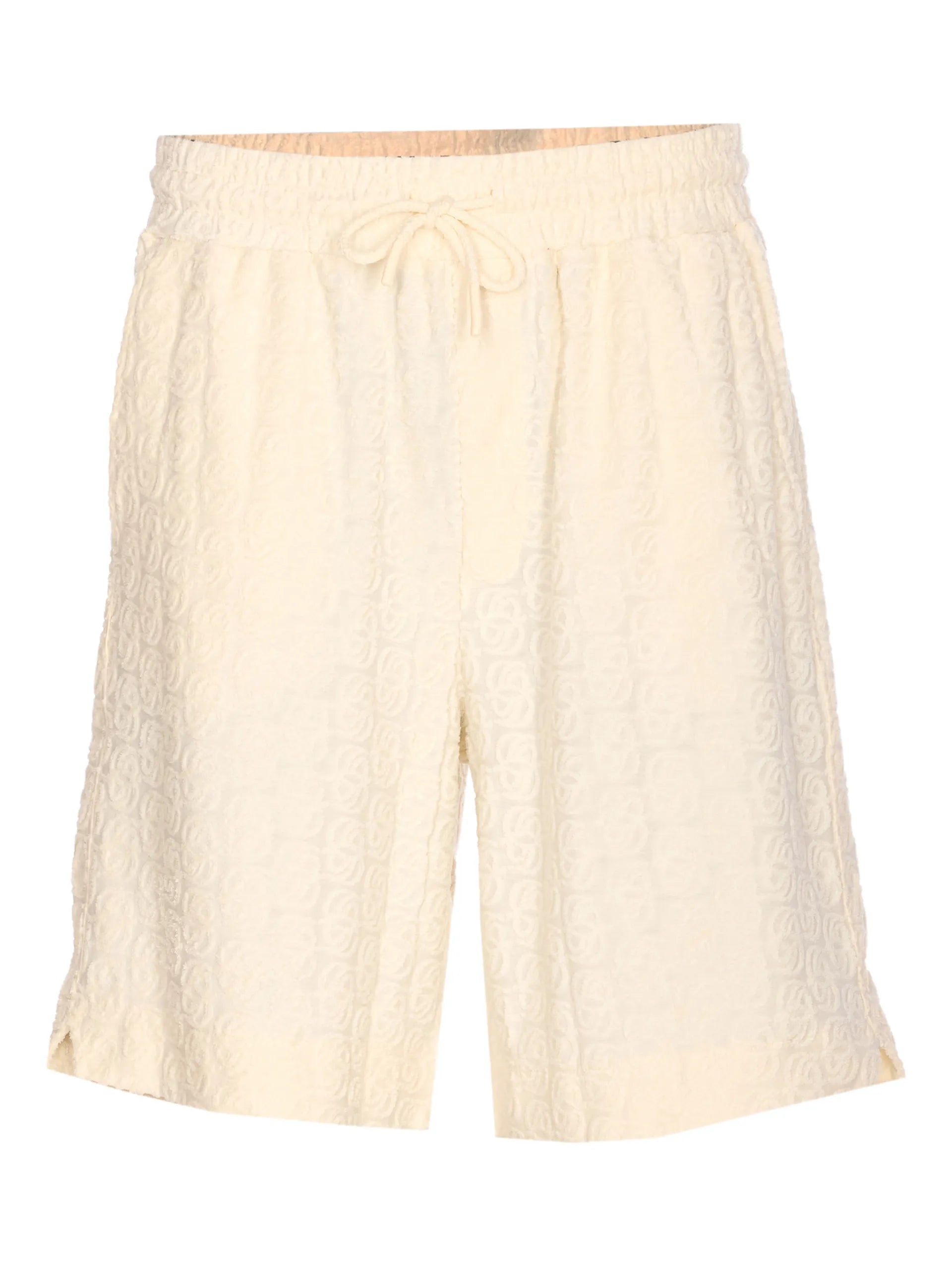 Drôle De Monsieur Elasticised-waist Track Shorts JBS158CO201OW00OW Vue 1