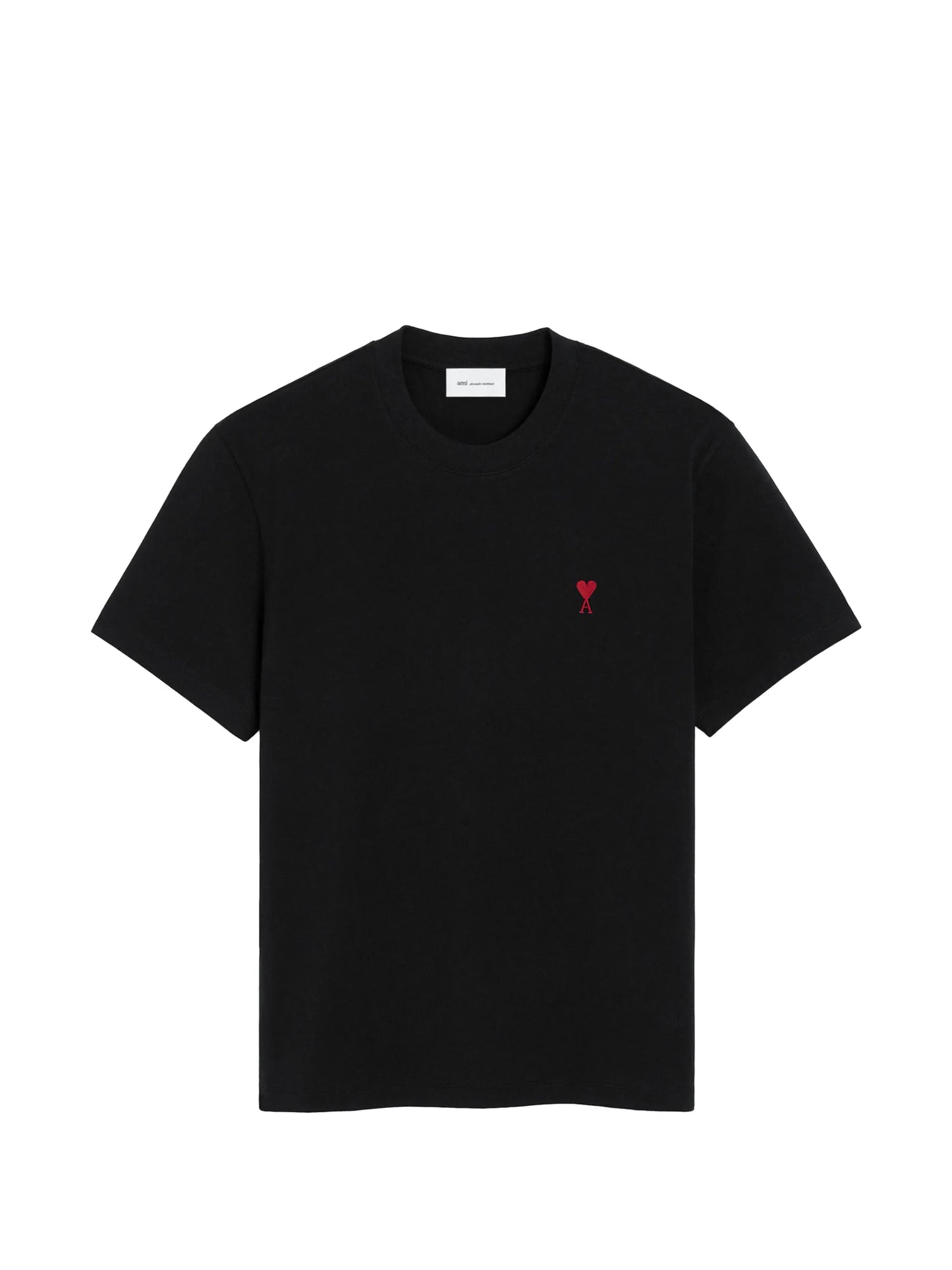 AMI Paris Ami De Coeur Organic-cotton T-shirt E26BFUTS035724 Vue 1