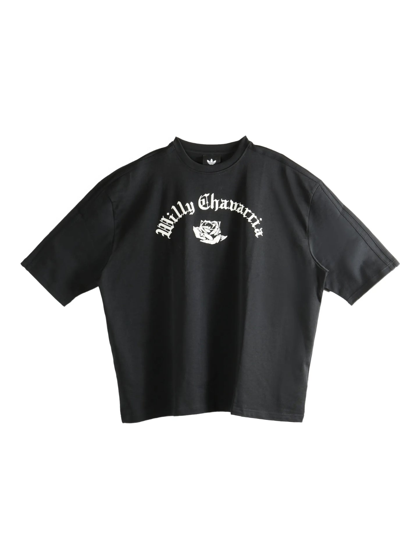 Adidas X Willy Chavarria Graphic-print Crew Neck T-shirt KD9354SS26BLACK Vue 1