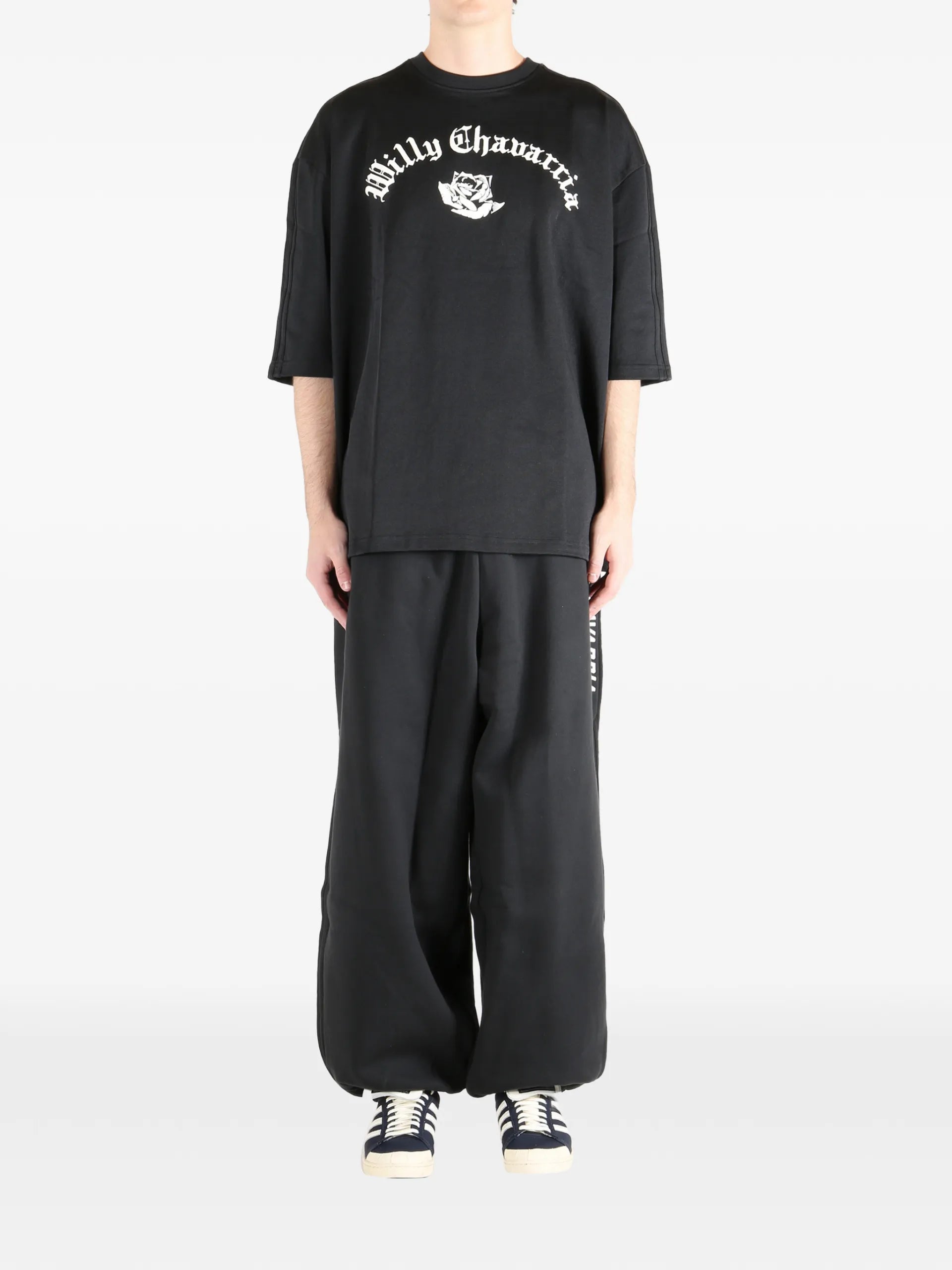 Adidas X Willy Chavarria Graphic-print Crew Neck T-shirt
