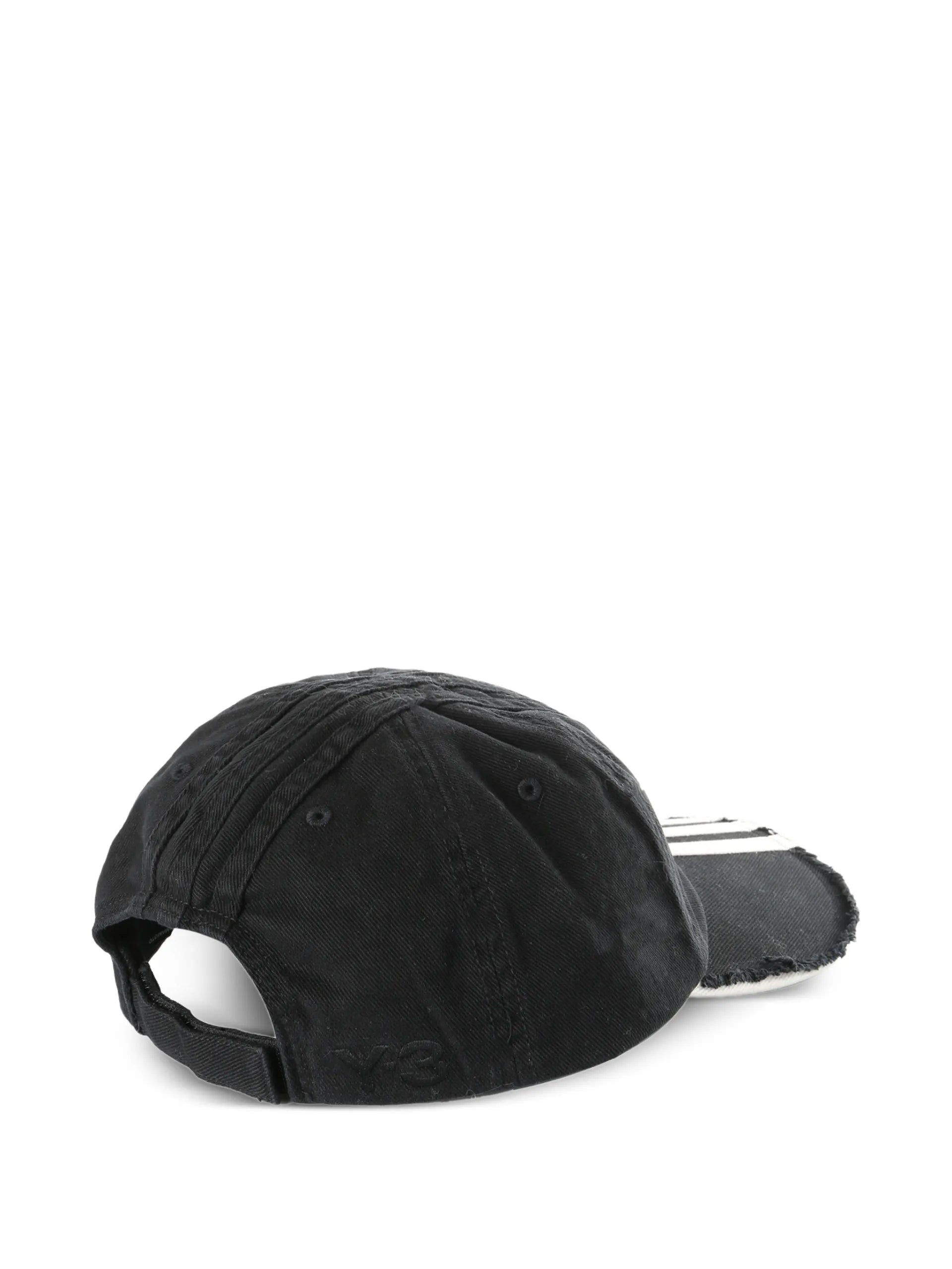 Y-3 3-Stripes Cap Black Cotton
