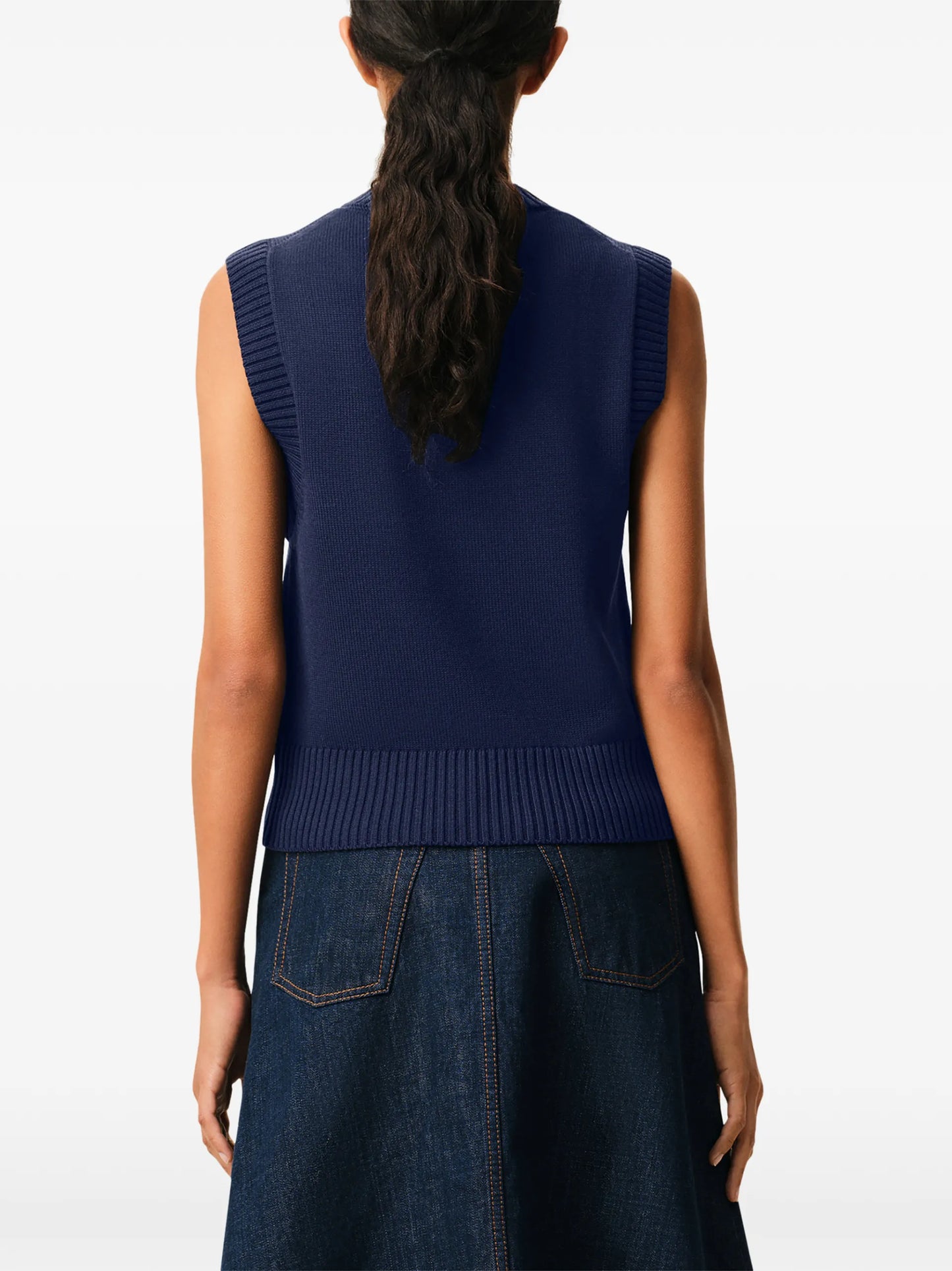 AMI Paris Ami De Coeur Knitted Vest E26UKS860KN0156 Vue 4