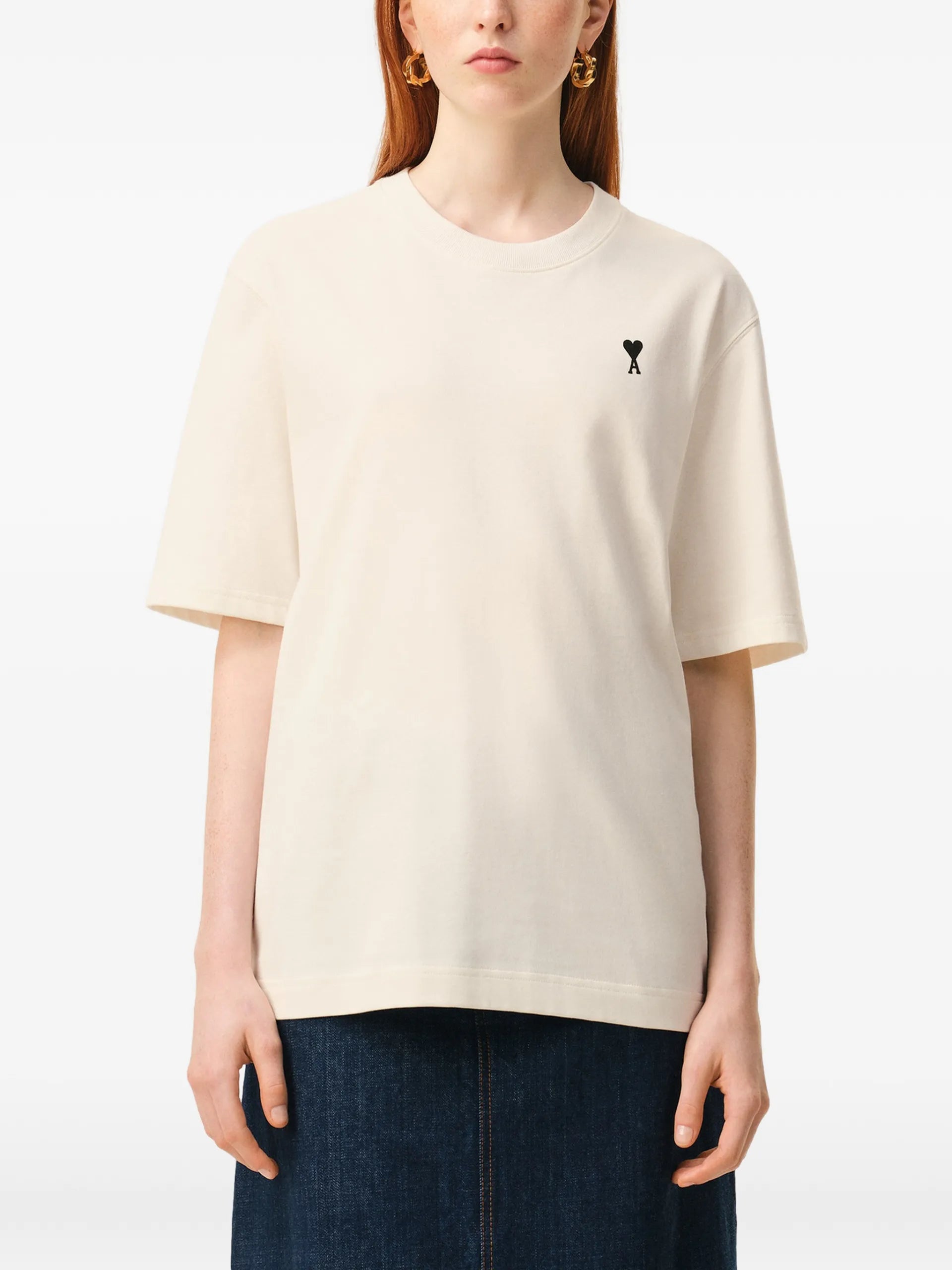 AMI Paris Place Des Victoires Graphic T-shirt E26UTS387726 Vue 3
