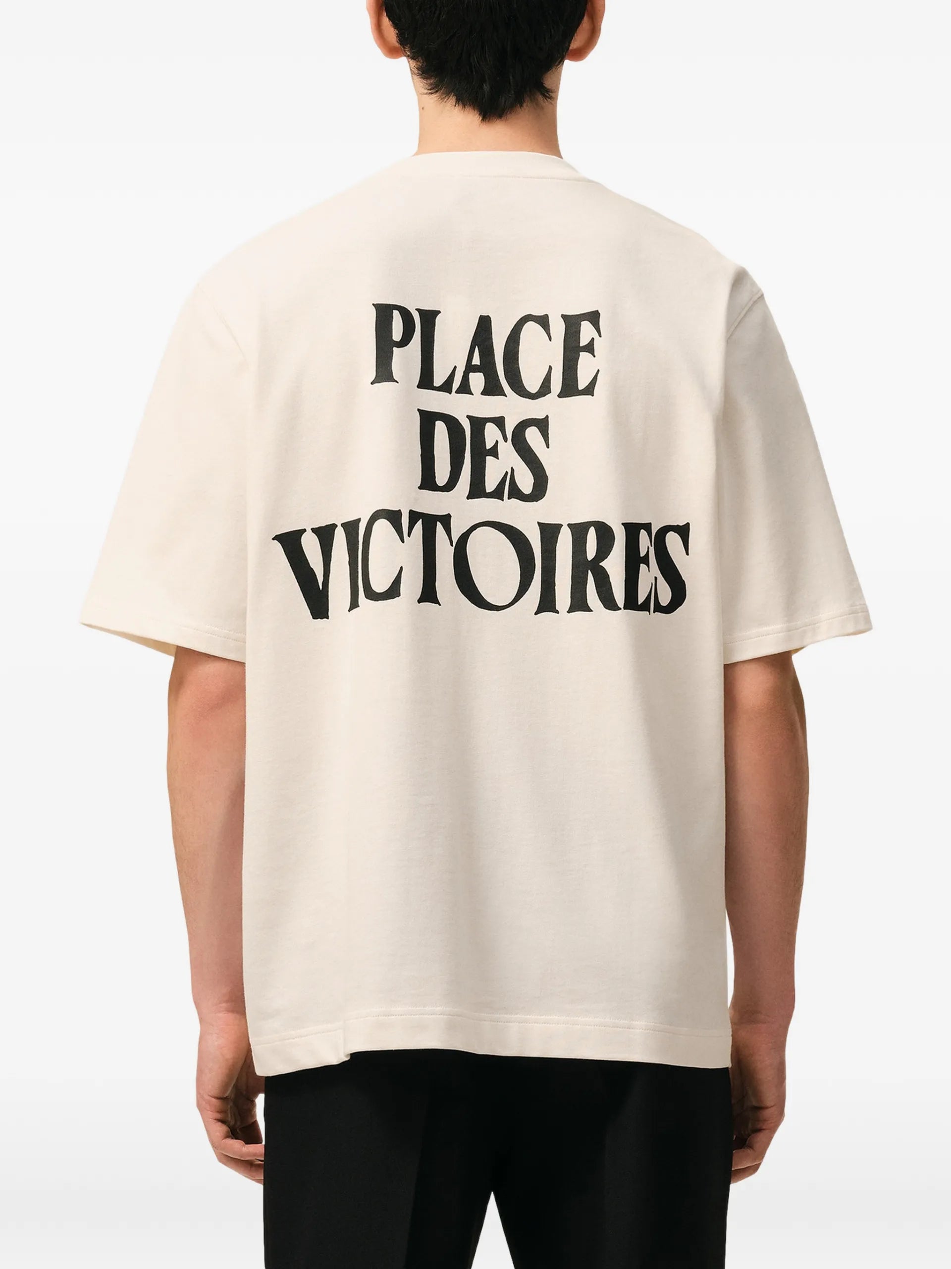 AMI Paris Place Des Victoires Graphic T-shirt E26UTS387726 Vue 4