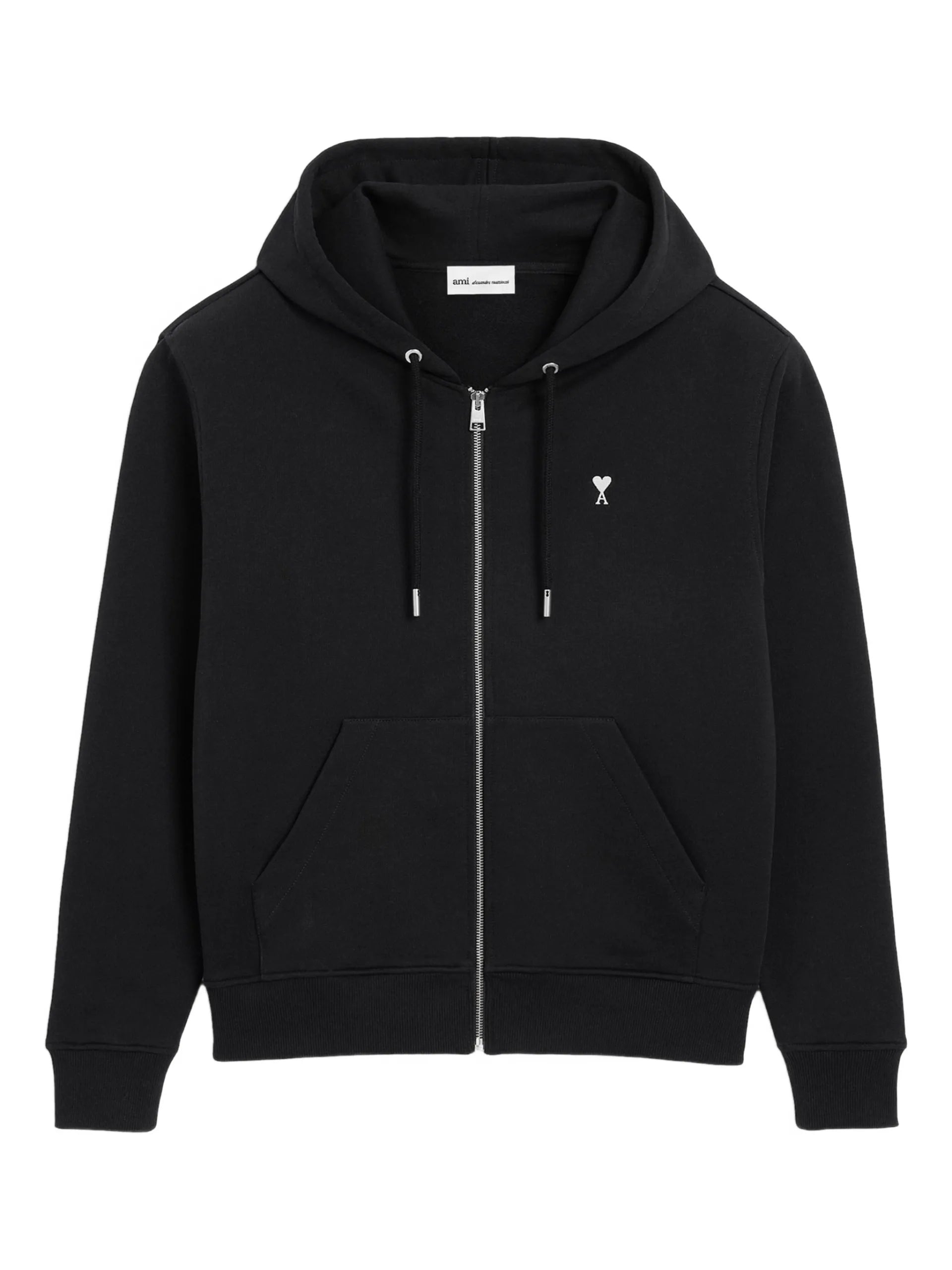 AMI Paris Ami De Coeur Zip-up Hoodie E26HSW765730 Vue 1
