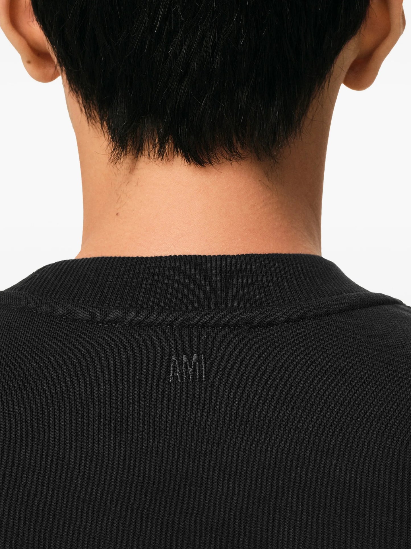 AMI Paris Cotton Fleece Sweatshirt E26HSW763730 Vue 5
