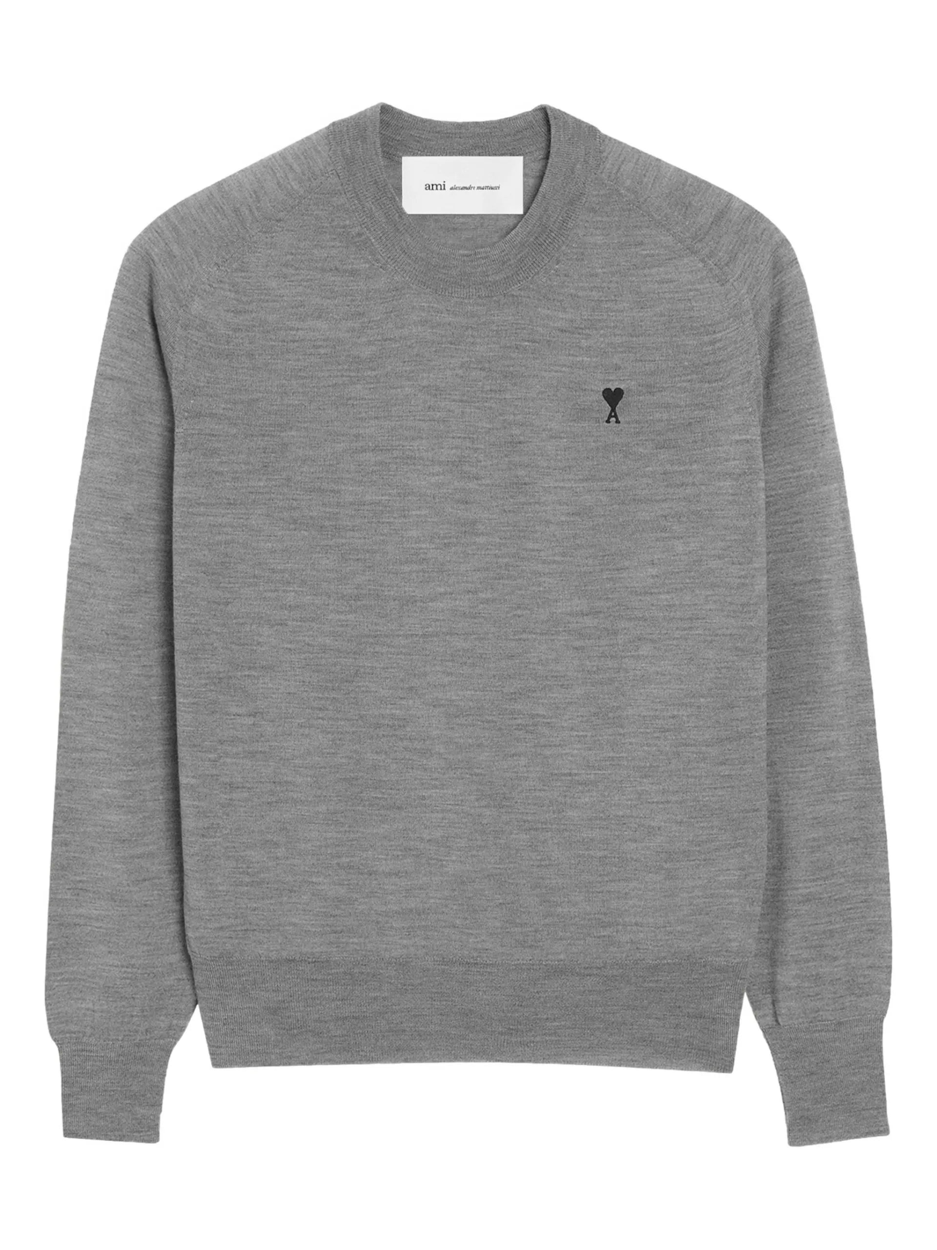 AMI Paris Ami De Coeur Logo-embroidered Sweater - AMI Paris | Le Block Lyon