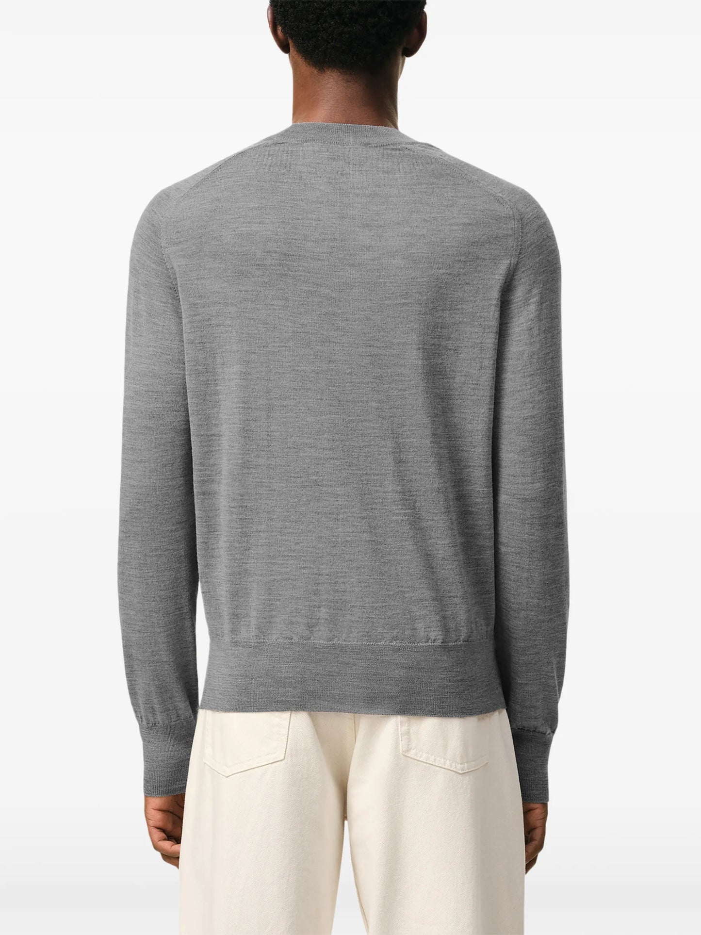 AMI Paris Ami De Coeur Logo-embroidered Sweater - vue 4 - AMI Paris