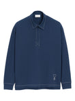 AMI Paris Ami De Coeur Logo Polo Shirt E26HPL425726 Vue 1