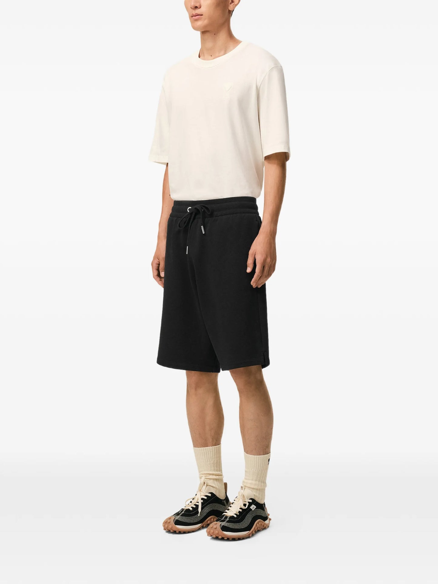 AMI Paris Ami De Coeur Track Shorts E26HSO825730 Vue 3