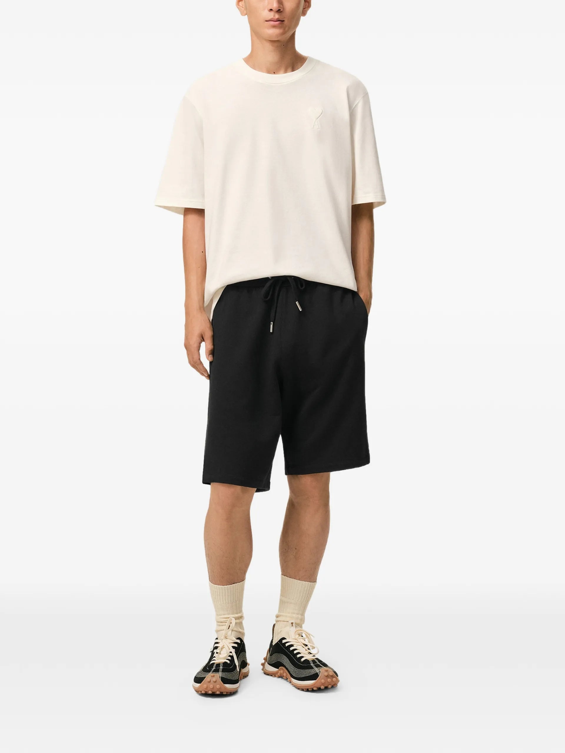 AMI Paris Ami De Coeur Track Shorts