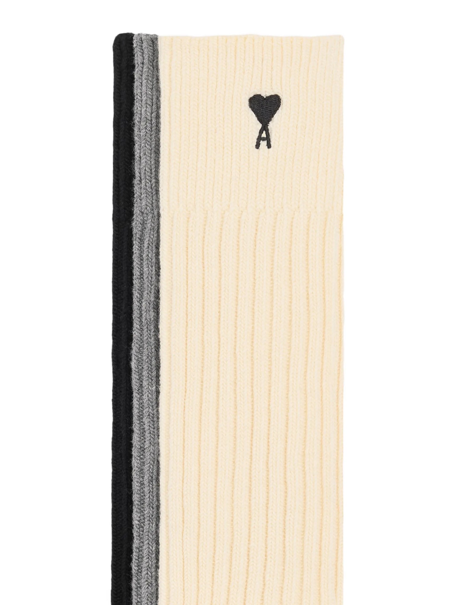 AMI Paris Ami De Coeur Ribbed Socks (set Of Three) E26USC611AK0007 Vue 4