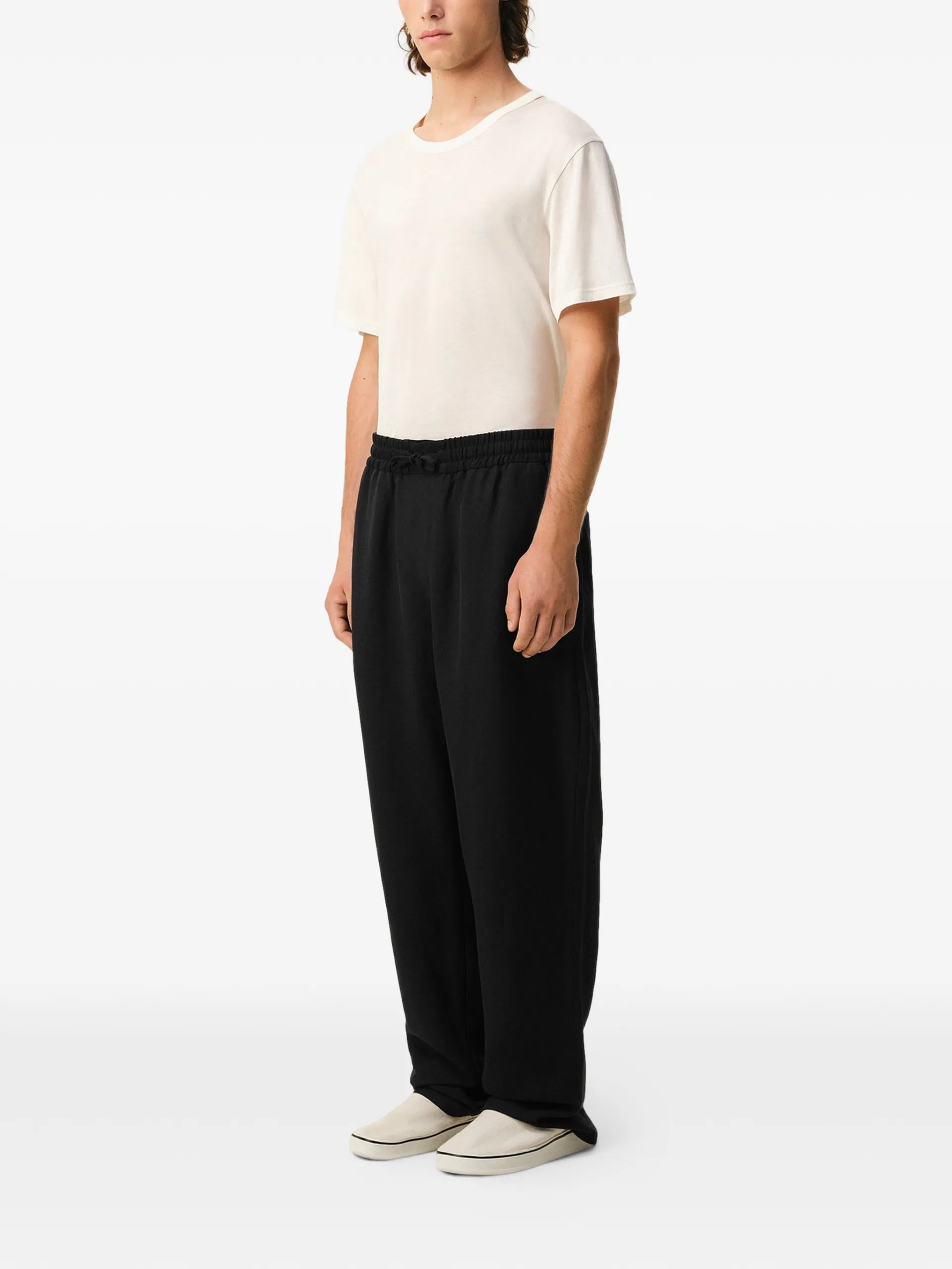 AMI Paris Elasticated Waist Drawstring Trousers - detail - AMI Paris