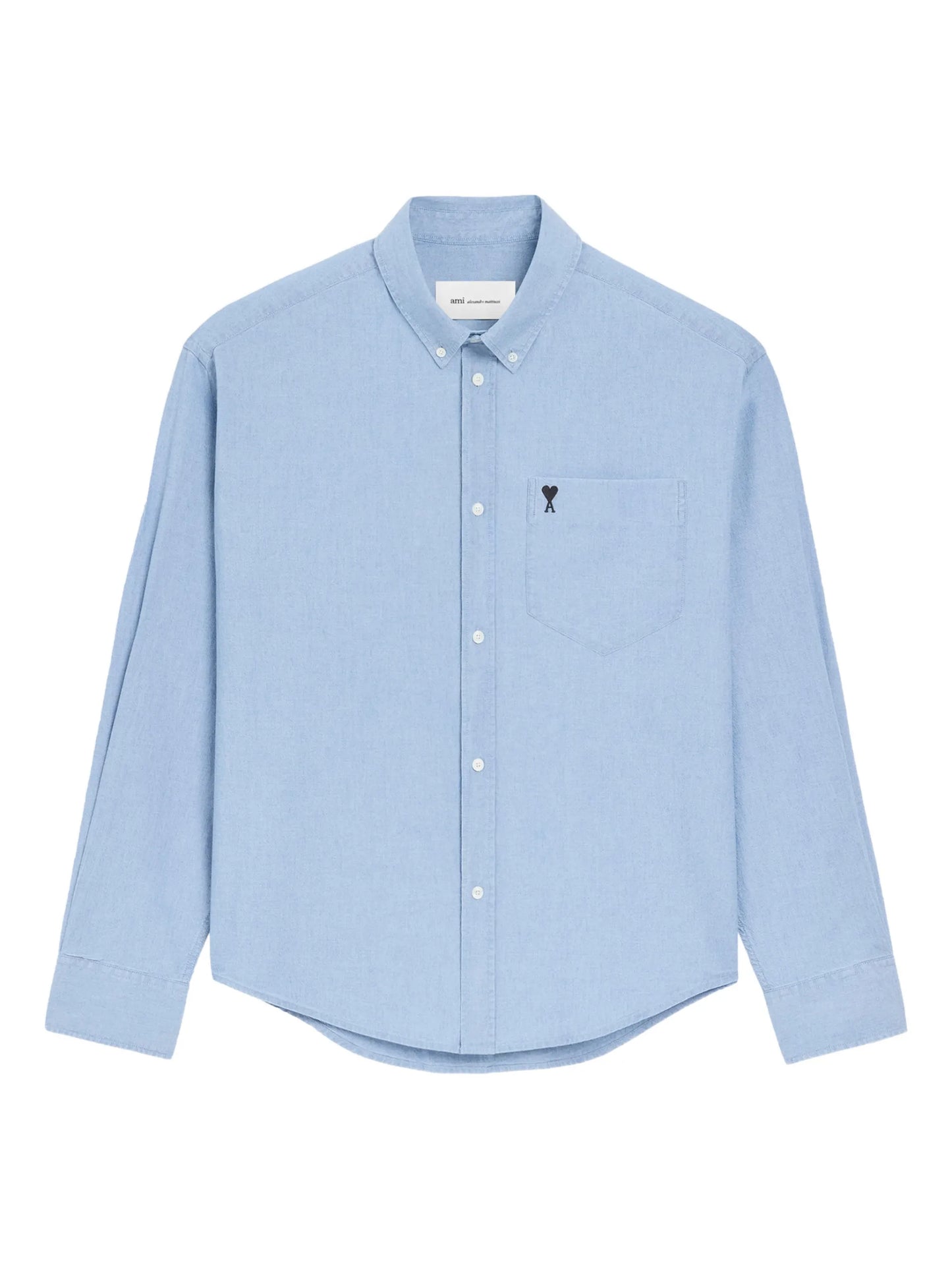 AMI Paris Ami De Coeur Embroidered Shirt HSH822CO0221 Vue 1