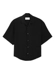 AMI Paris Short-sleeve Embroidered Shirt E26HSH830VI0036 Vue 1