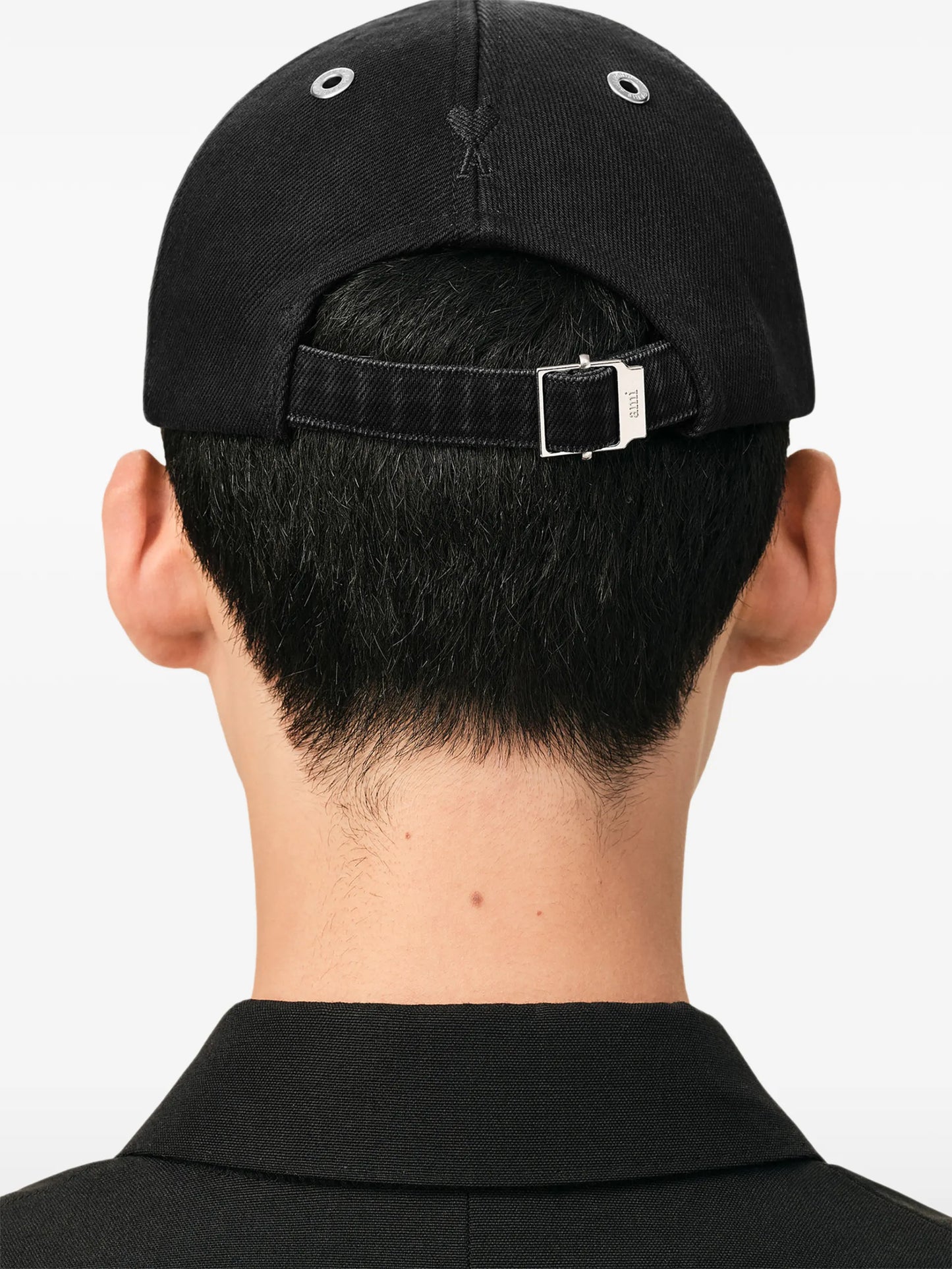 AMI Paris Felt-patch Buckle Baseball Cap UCP276AW0028 Vue 5