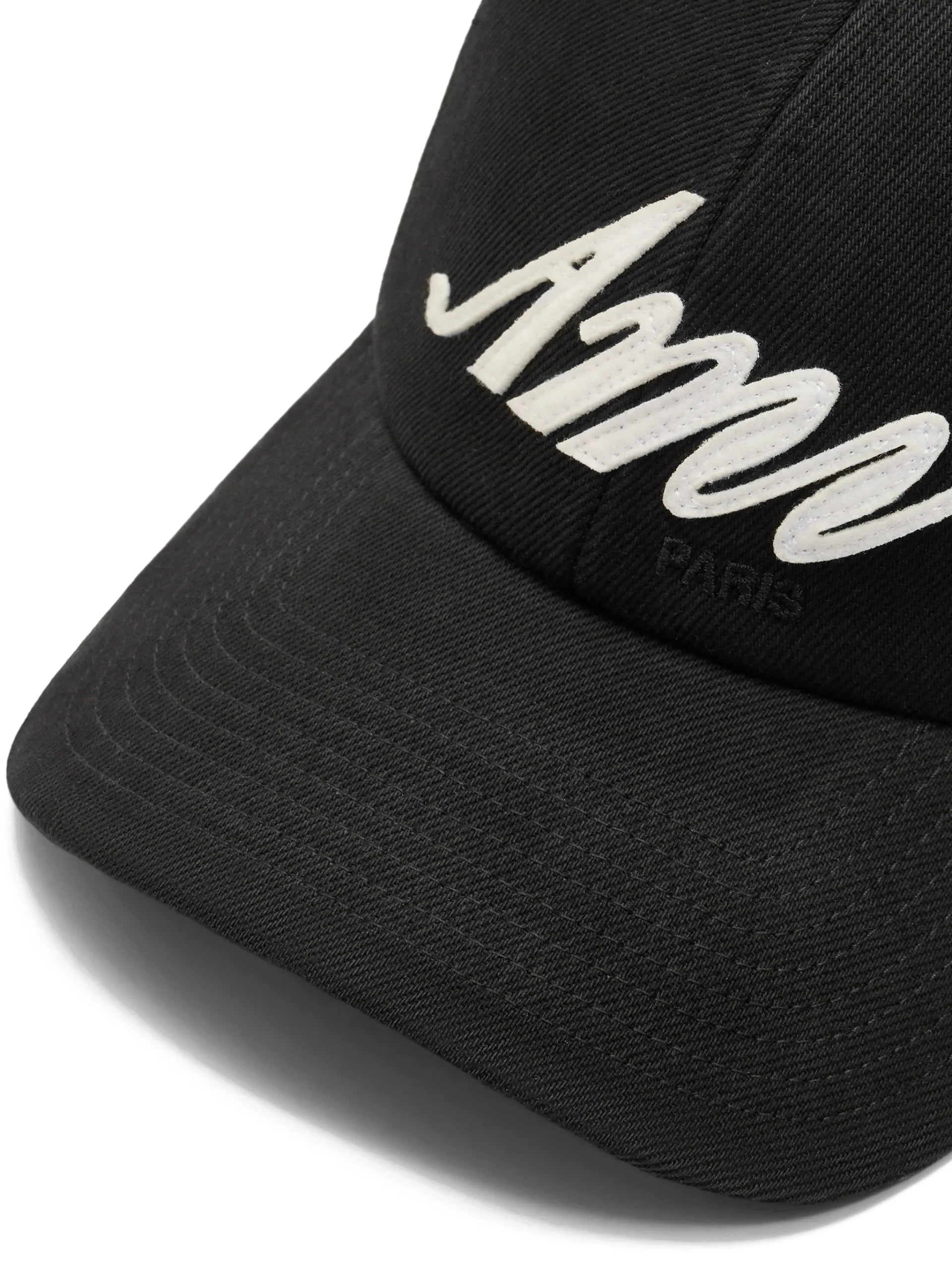 AMI Paris Felt-patch Buckle Baseball Cap UCP276AW0028 Vue 3