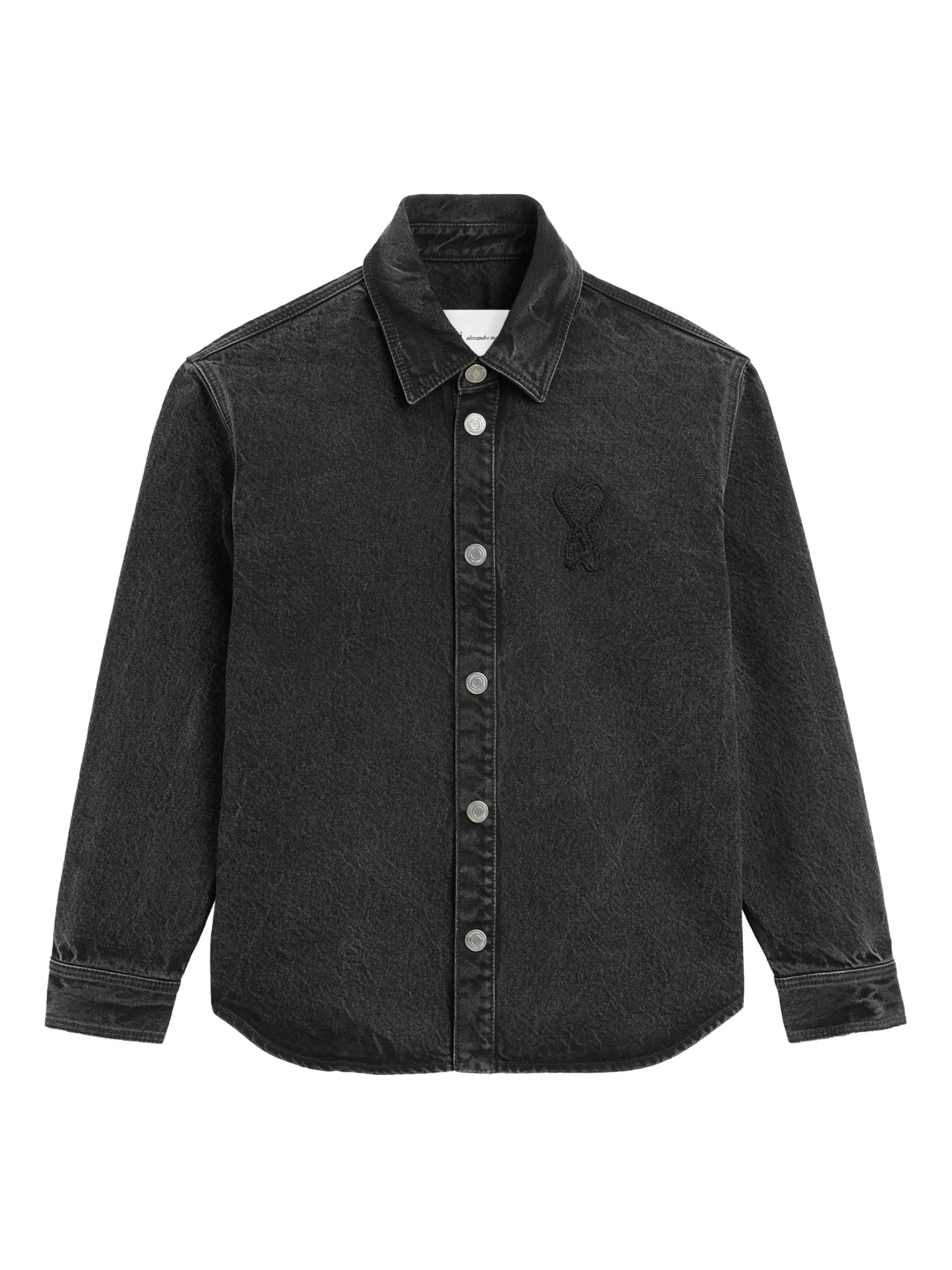 AMI Paris Ami De Coeur Overshirt E26UJK897DE0124 Vue 1